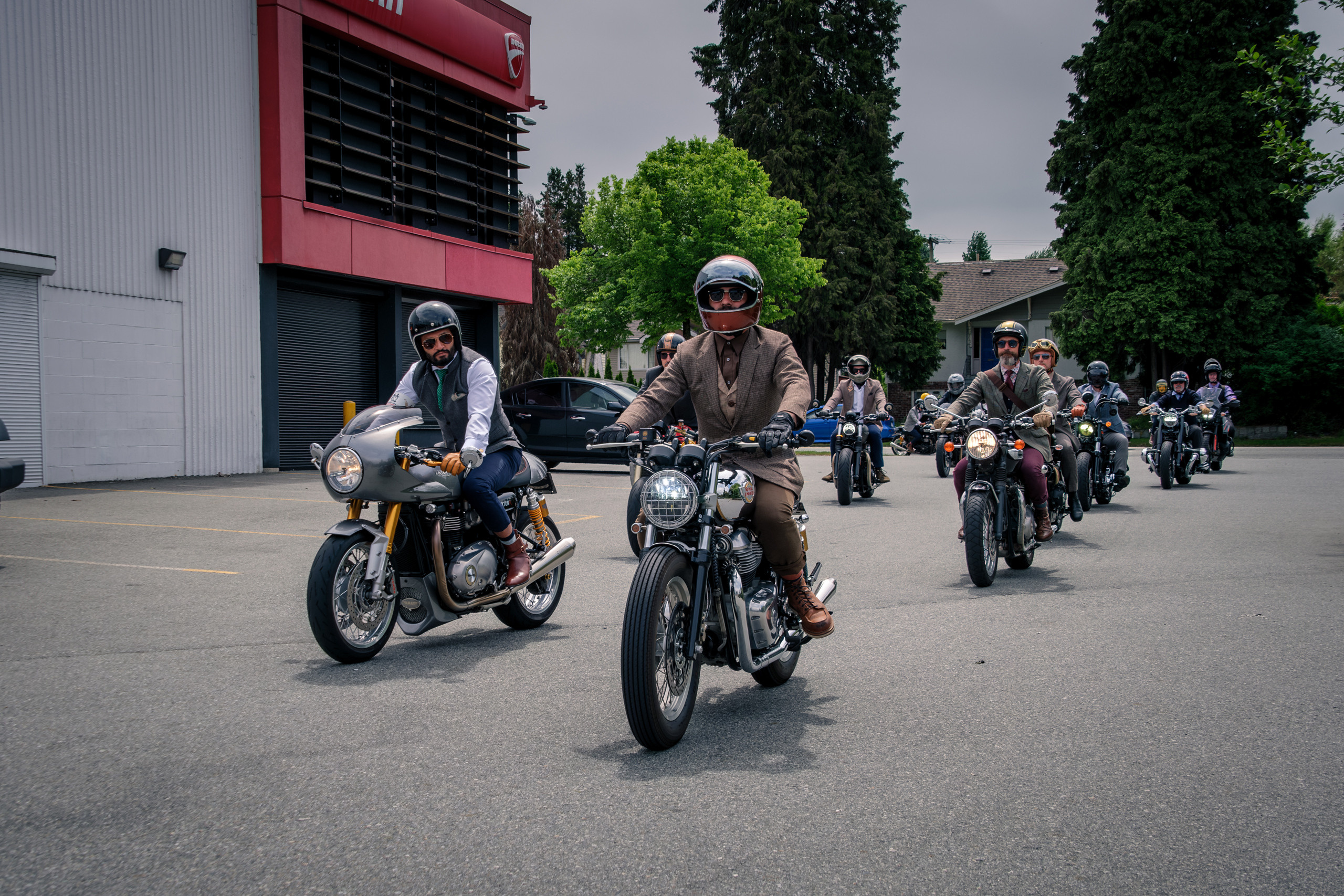 Distinguished gentleman’s ride Vancouver 2023. Roaming Reflections of Motorcycle Life