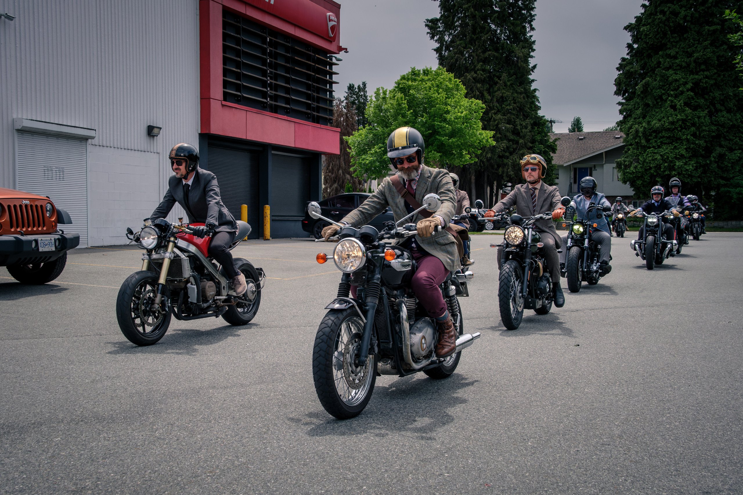 Distinguished gentleman’s ride Vancouver 2023. Roaming Reflections of Motorcycle Life