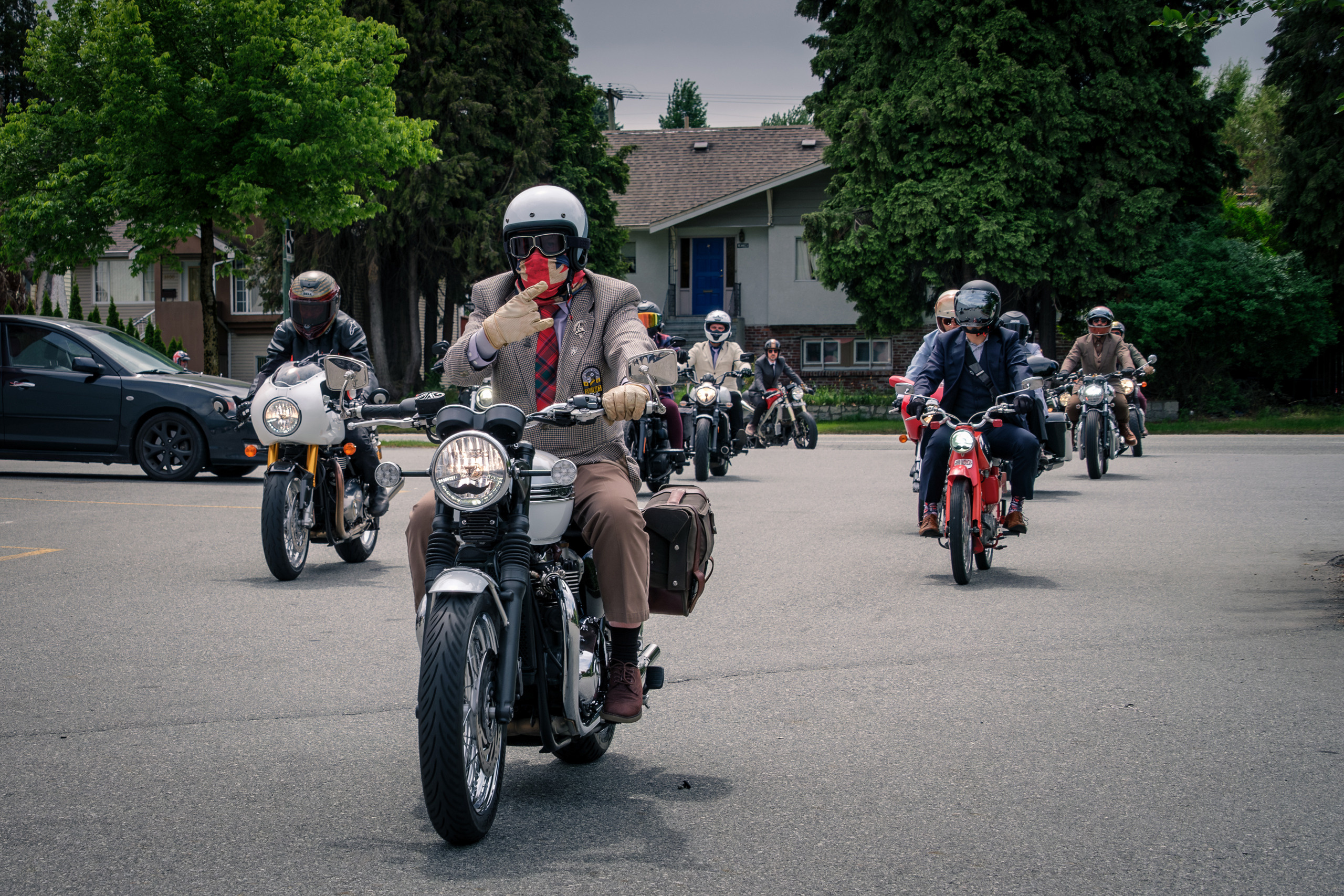 Distinguished gentleman’s ride Vancouver 2023. Roaming Reflections of Motorcycle Life