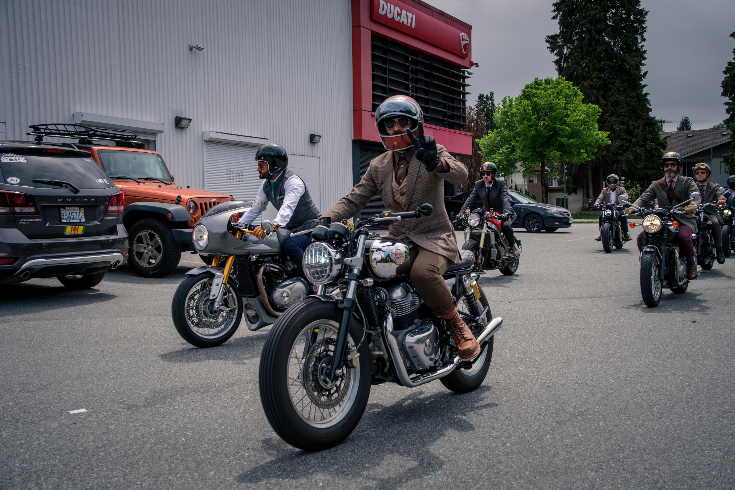 Distinguished gentleman’s ride Vancouver 2023. Roaming Reflections of Motorcycle Life
