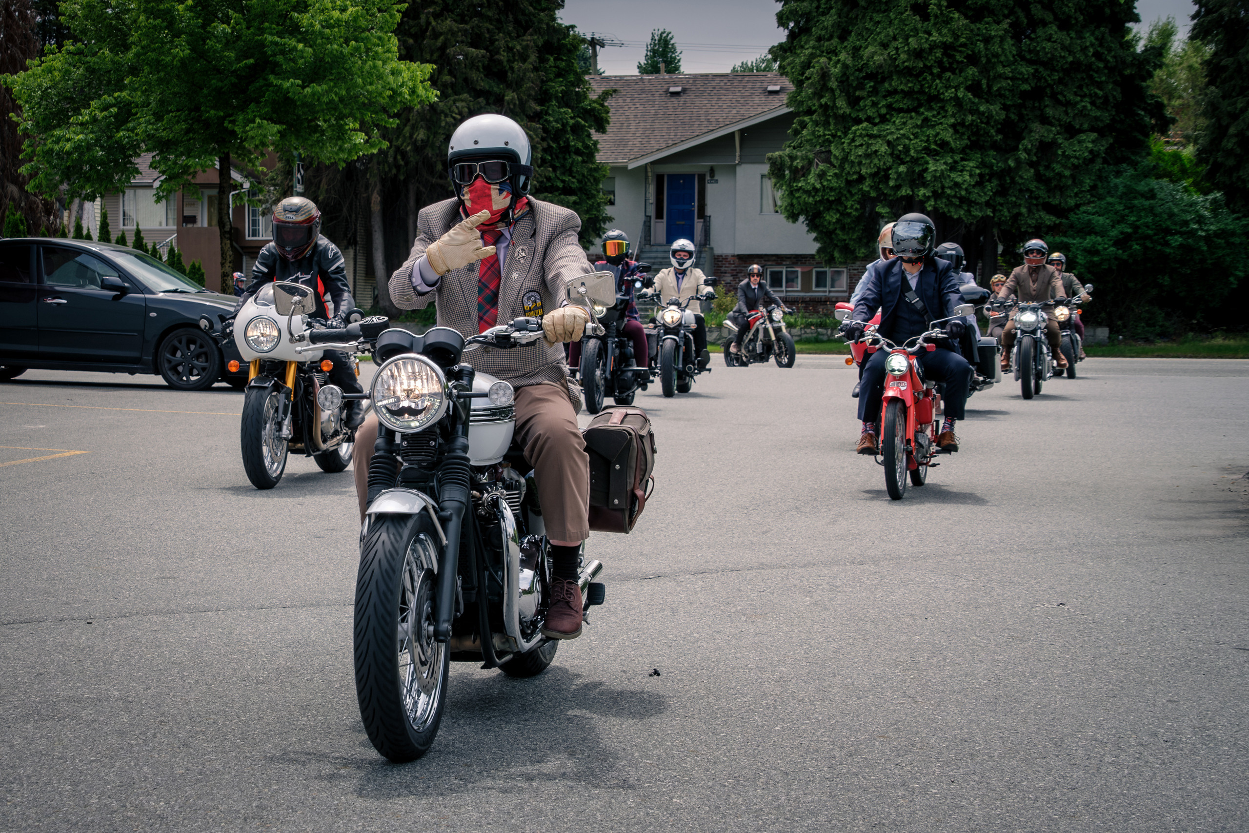 Distinguished gentleman’s ride Vancouver 2023. Roaming Reflections of Motorcycle Life
