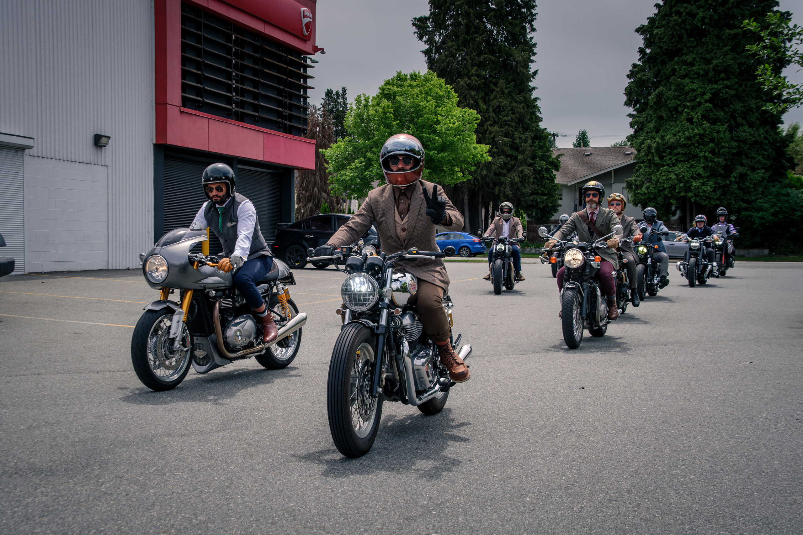 Distinguished gentleman’s ride Vancouver 2023. Roaming Reflections of Motorcycle Life