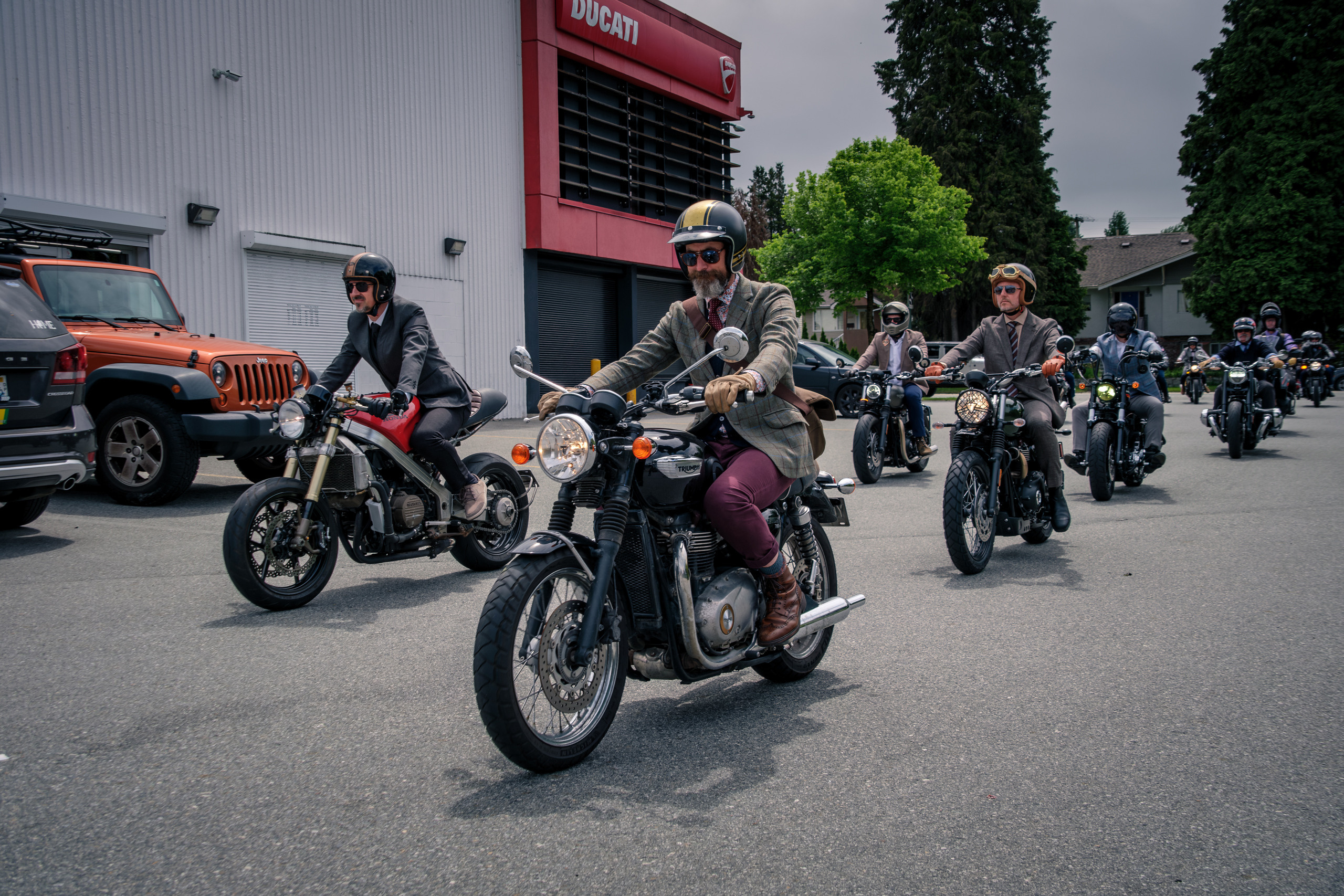 Distinguished gentleman’s ride Vancouver 2023. Roaming Reflections of Motorcycle Life