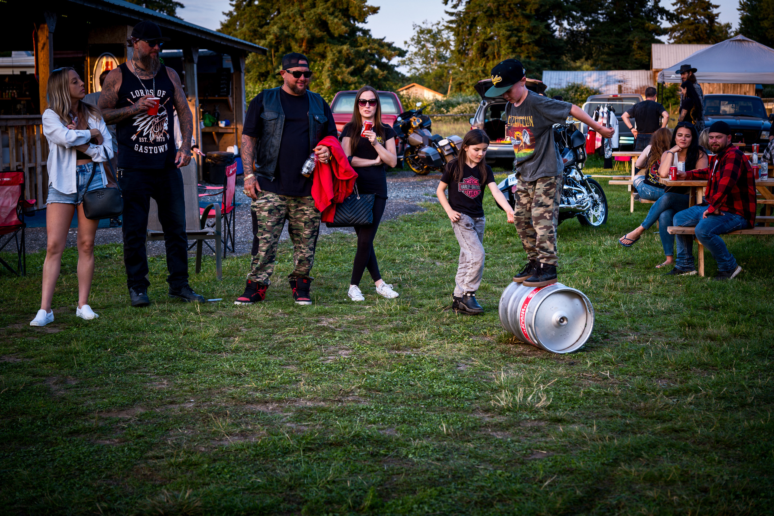 Fraser Valley Tacos & Tires Cruise in Fest by Lords of Gastown 2023. Roaming Reflections of Motorcycle Life