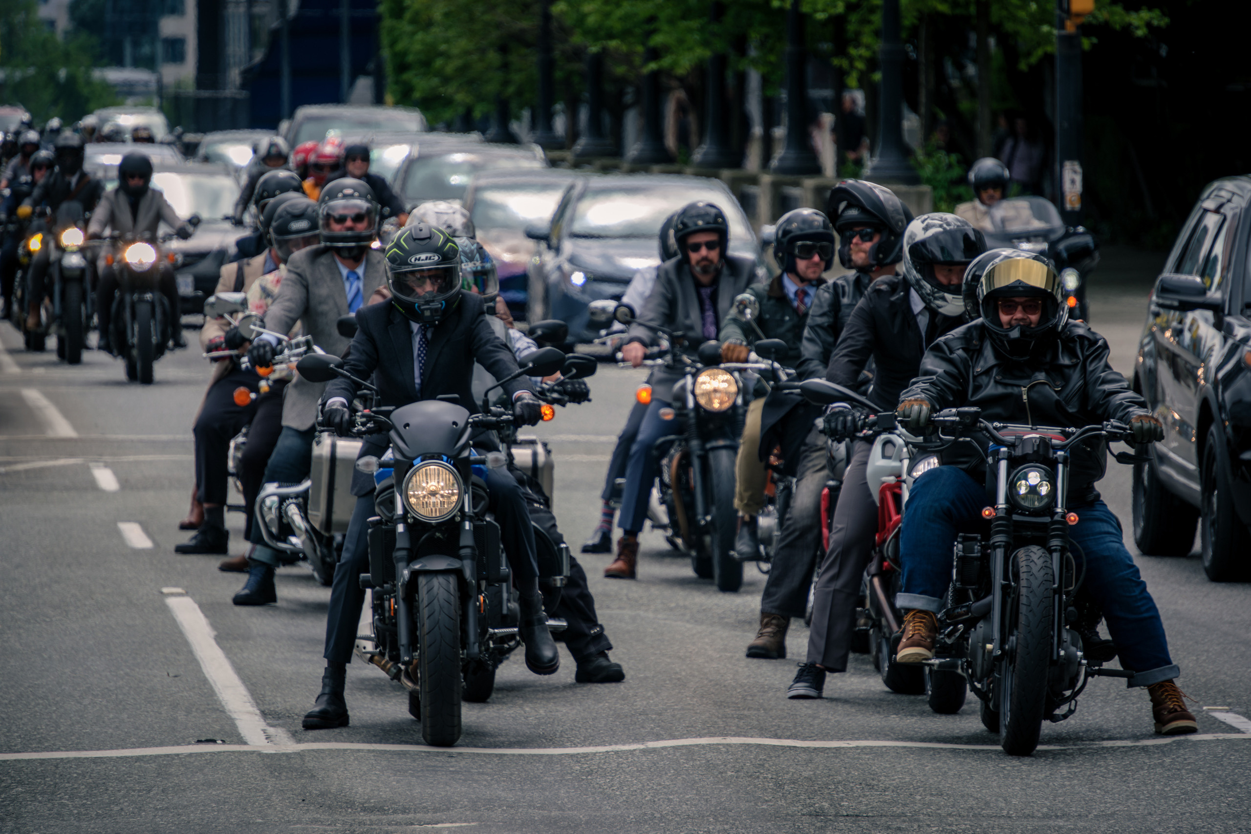 Distinguished gentleman’s ride Vancouver 2023. Roaming Reflections of Motorcycle Life