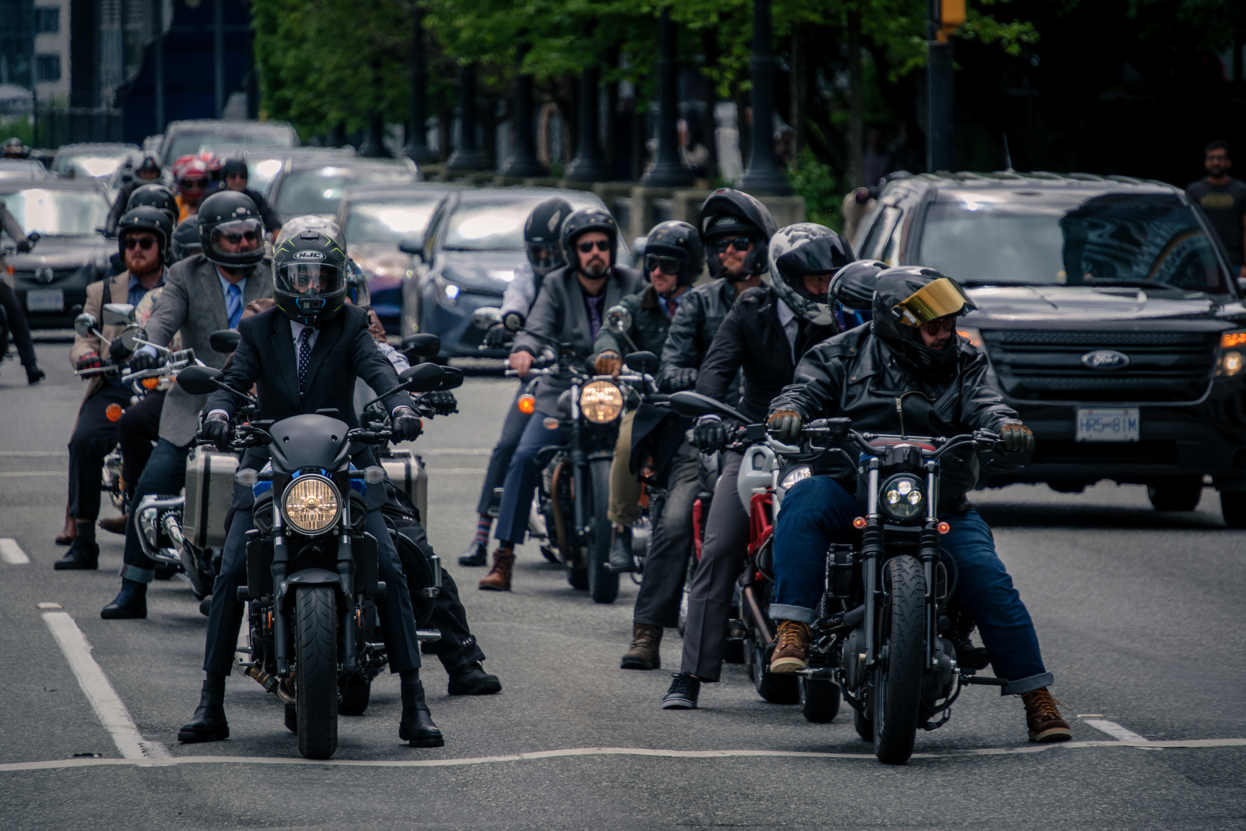 Distinguished gentleman’s ride Vancouver 2023. Roaming Reflections of Motorcycle Life