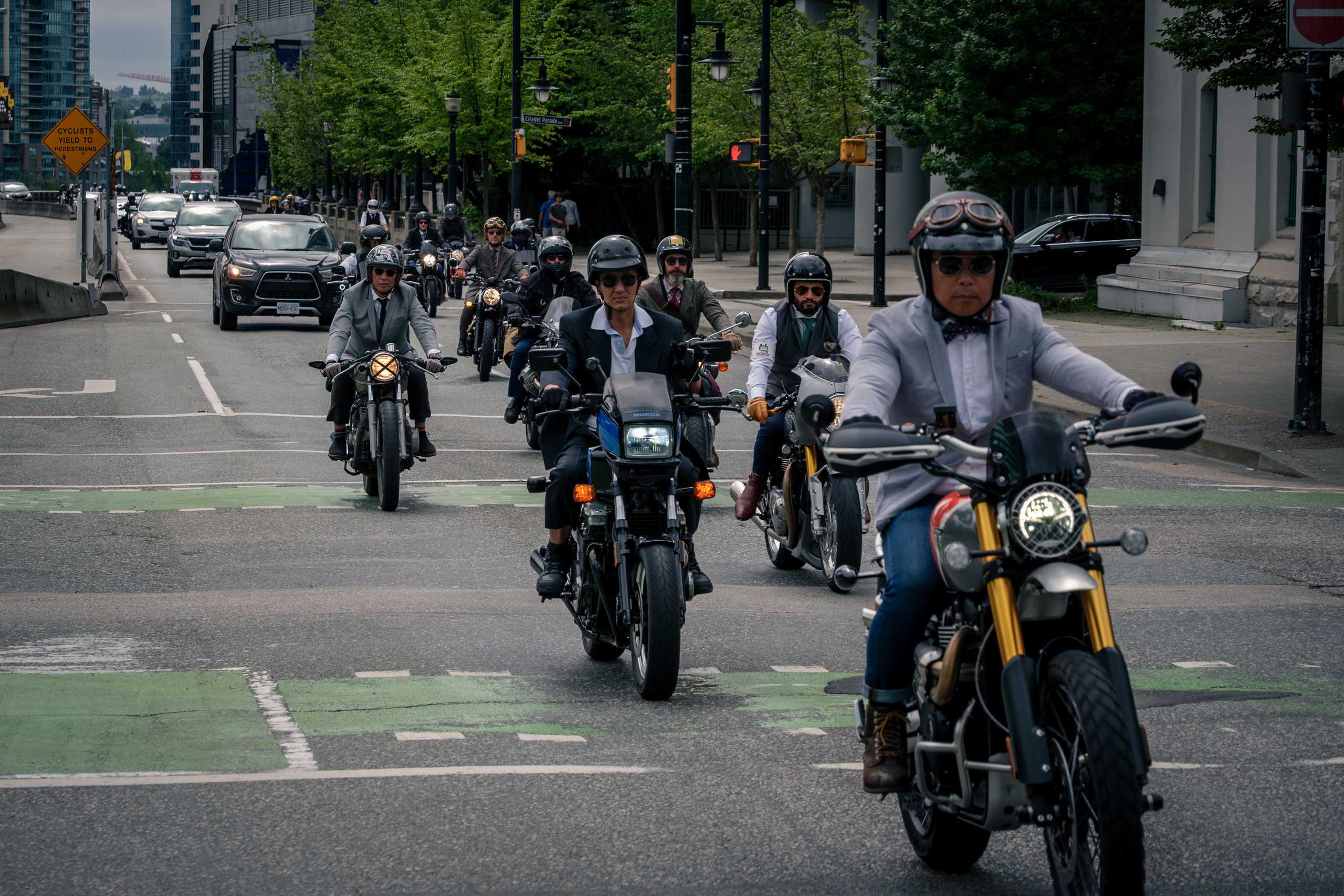 Distinguished gentleman’s ride Vancouver 2023. Roaming Reflections of Motorcycle Life