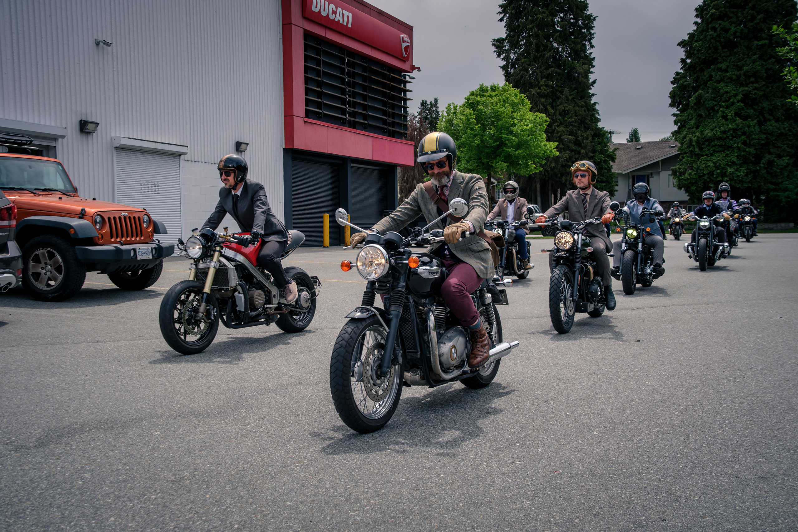Distinguished gentleman’s ride Vancouver 2023. Roaming Reflections of Motorcycle Life