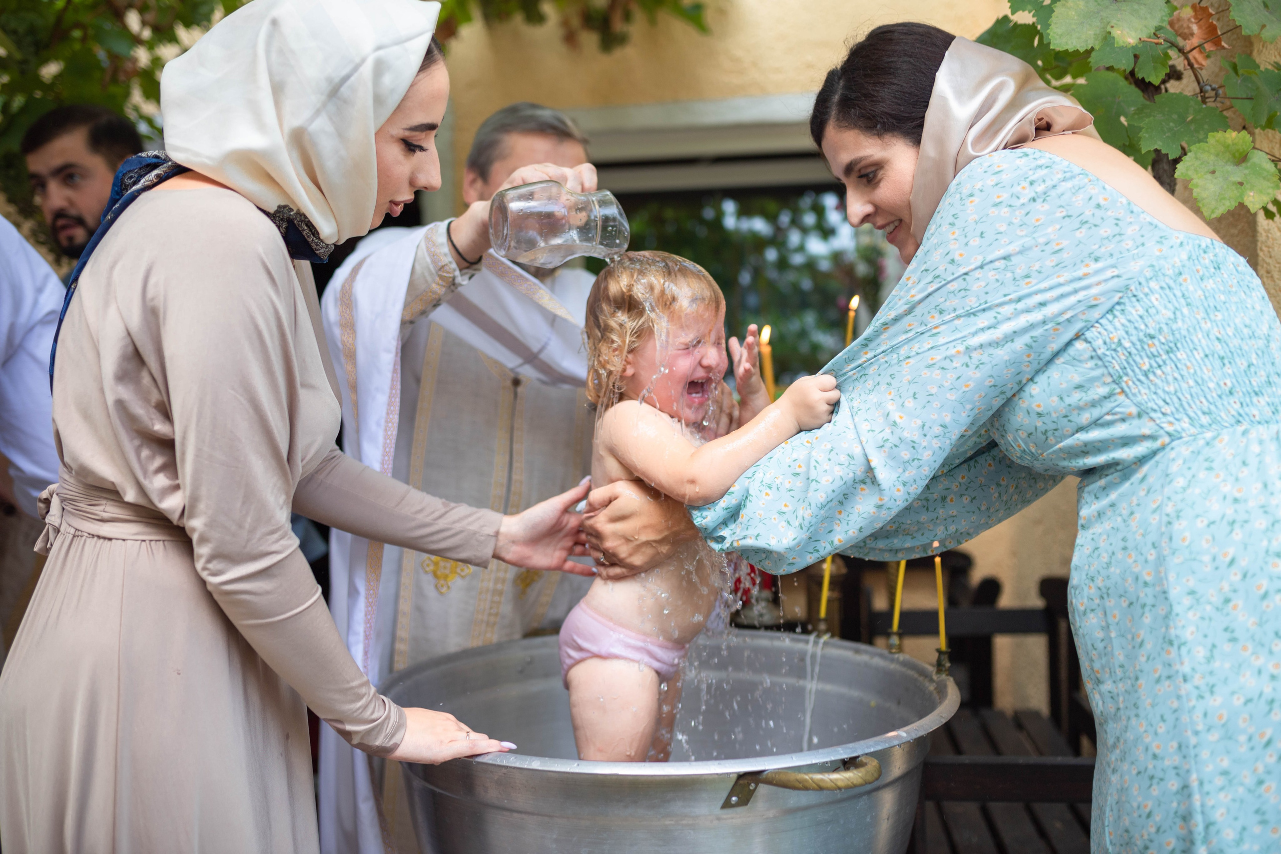 Baptism. Familien- und Kinderfotografin Katerina Vlasenko, München
