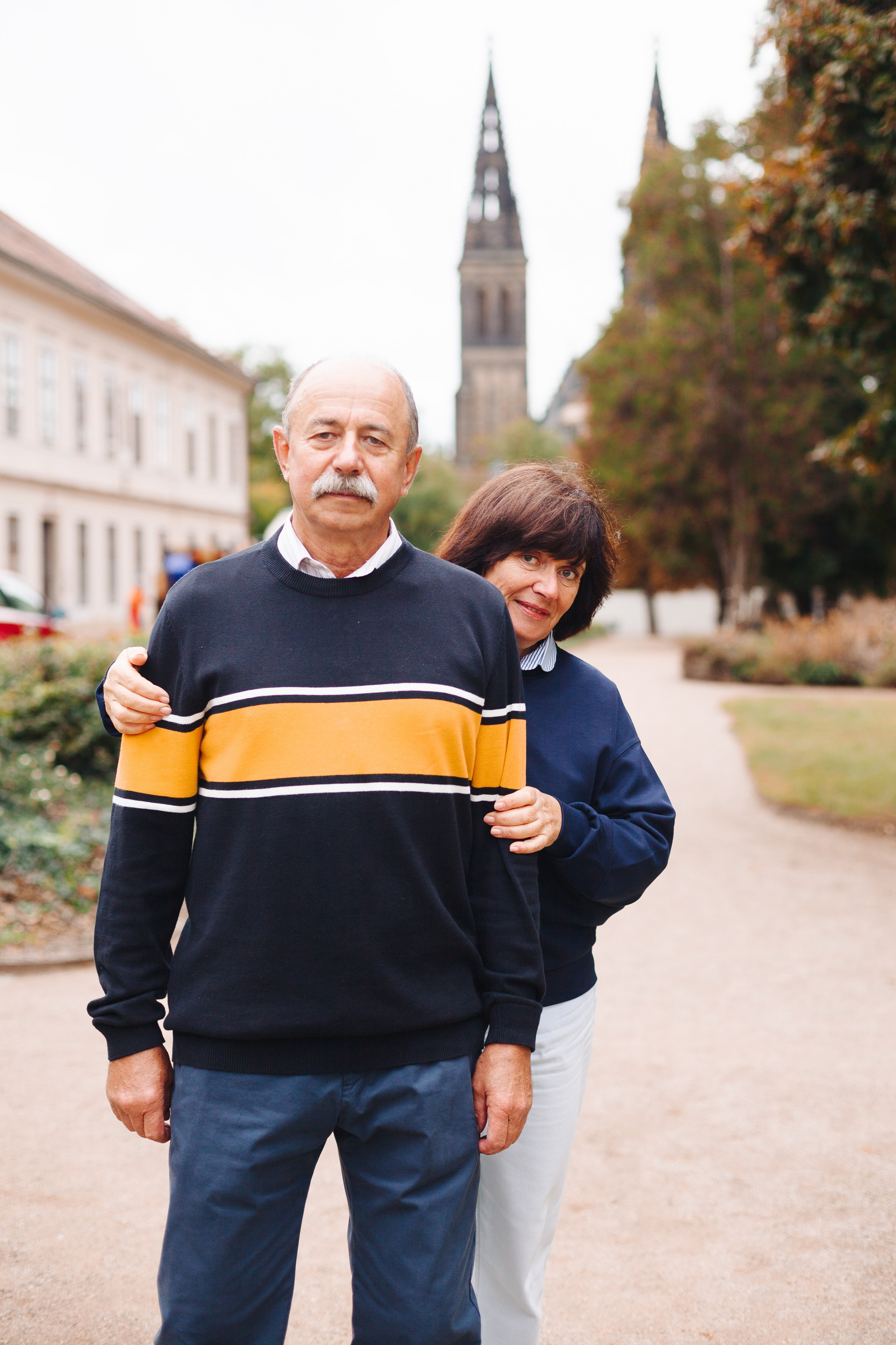 Svetlana, Sergey & grandsons. Photographer in Prague for tourists