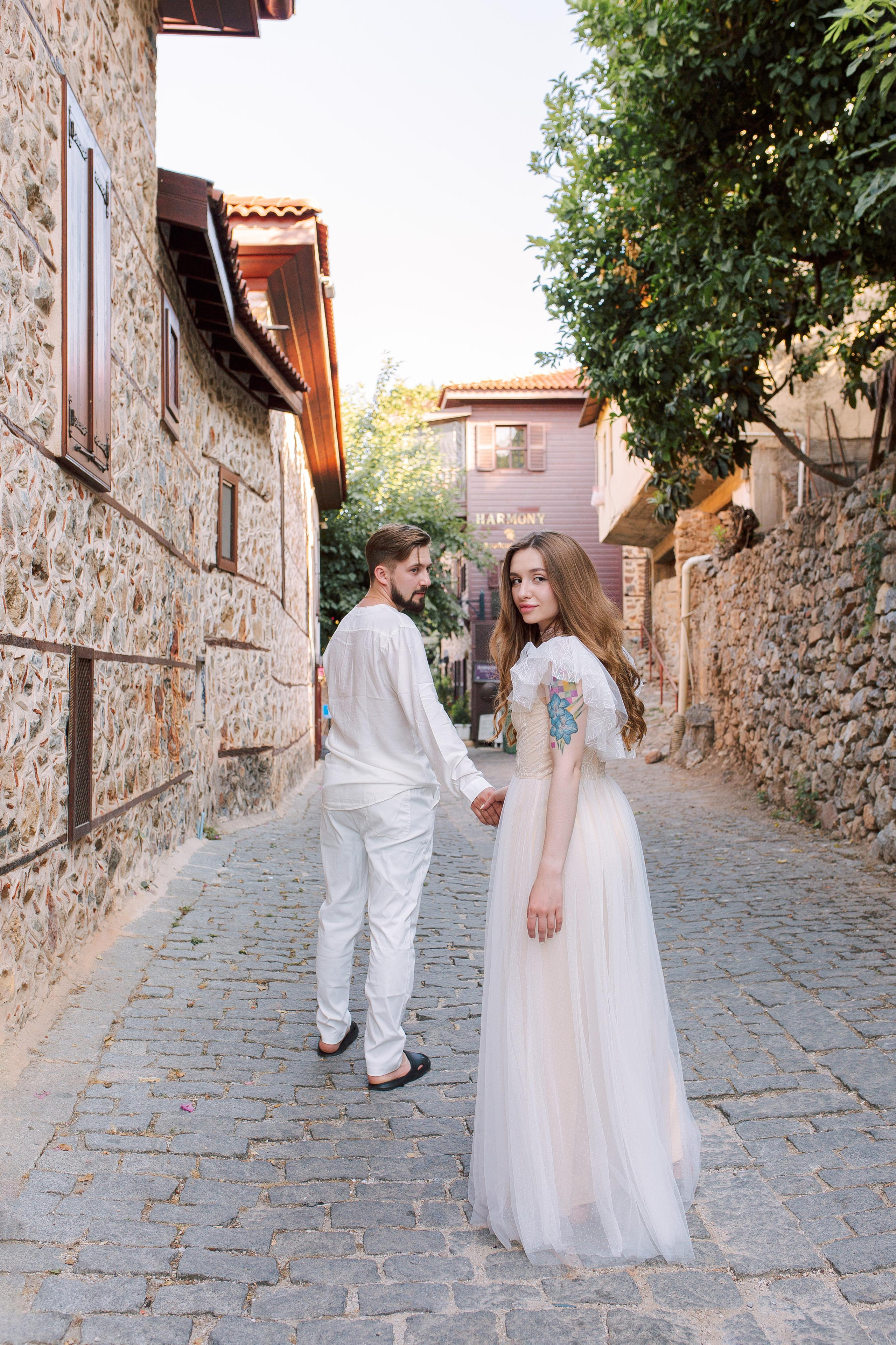 Romantic Love Story at Alanya Castle | Couple Photography. Professional Photographer in Alanya, Side, Belek, Antalya. Turkiye