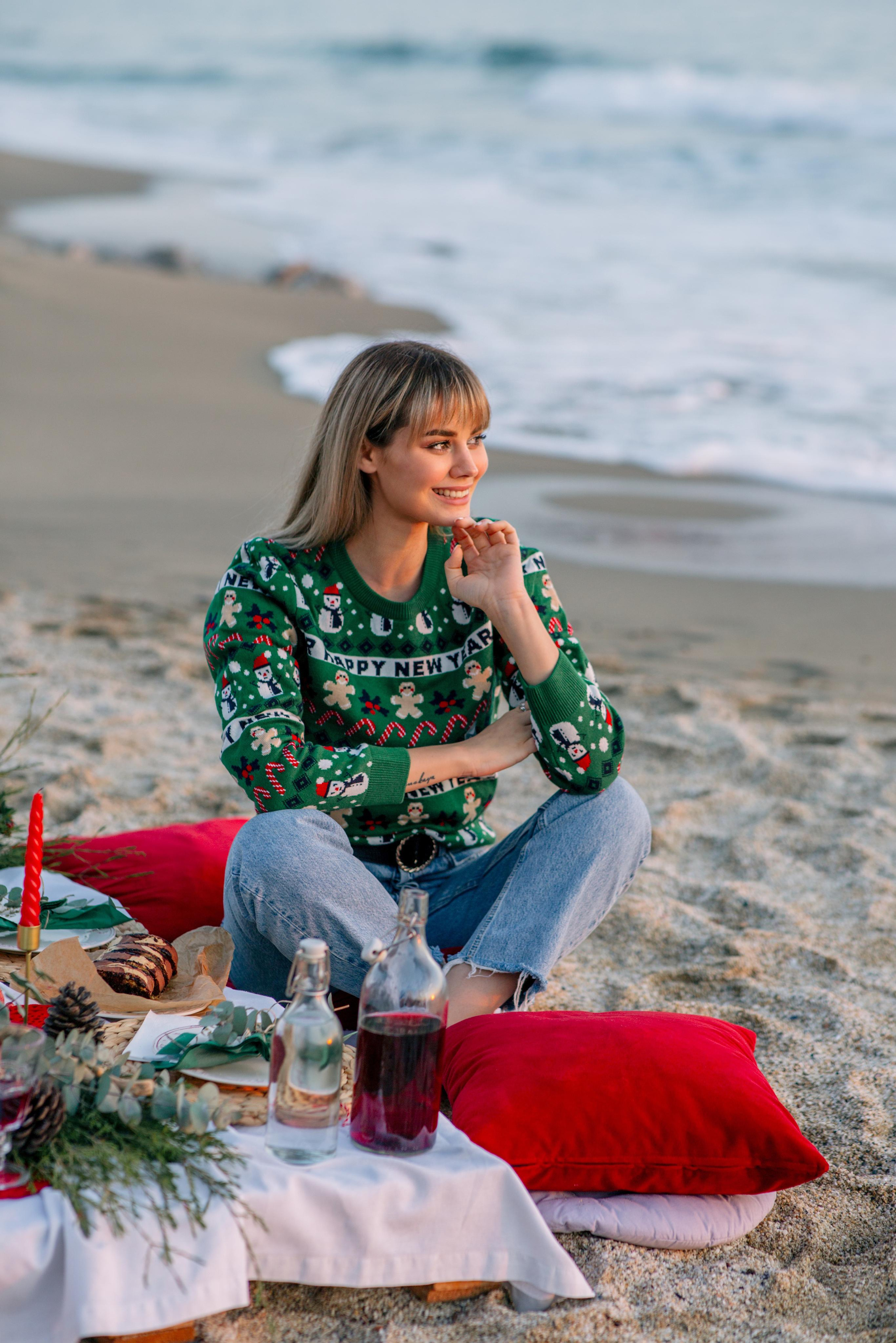 Новогодняя фотосессия на пляже. Алсу Девели | Свадебный и семейный фотограф в Турции Алании, Алания, Аланья, Сиде, Белеке, Анталия