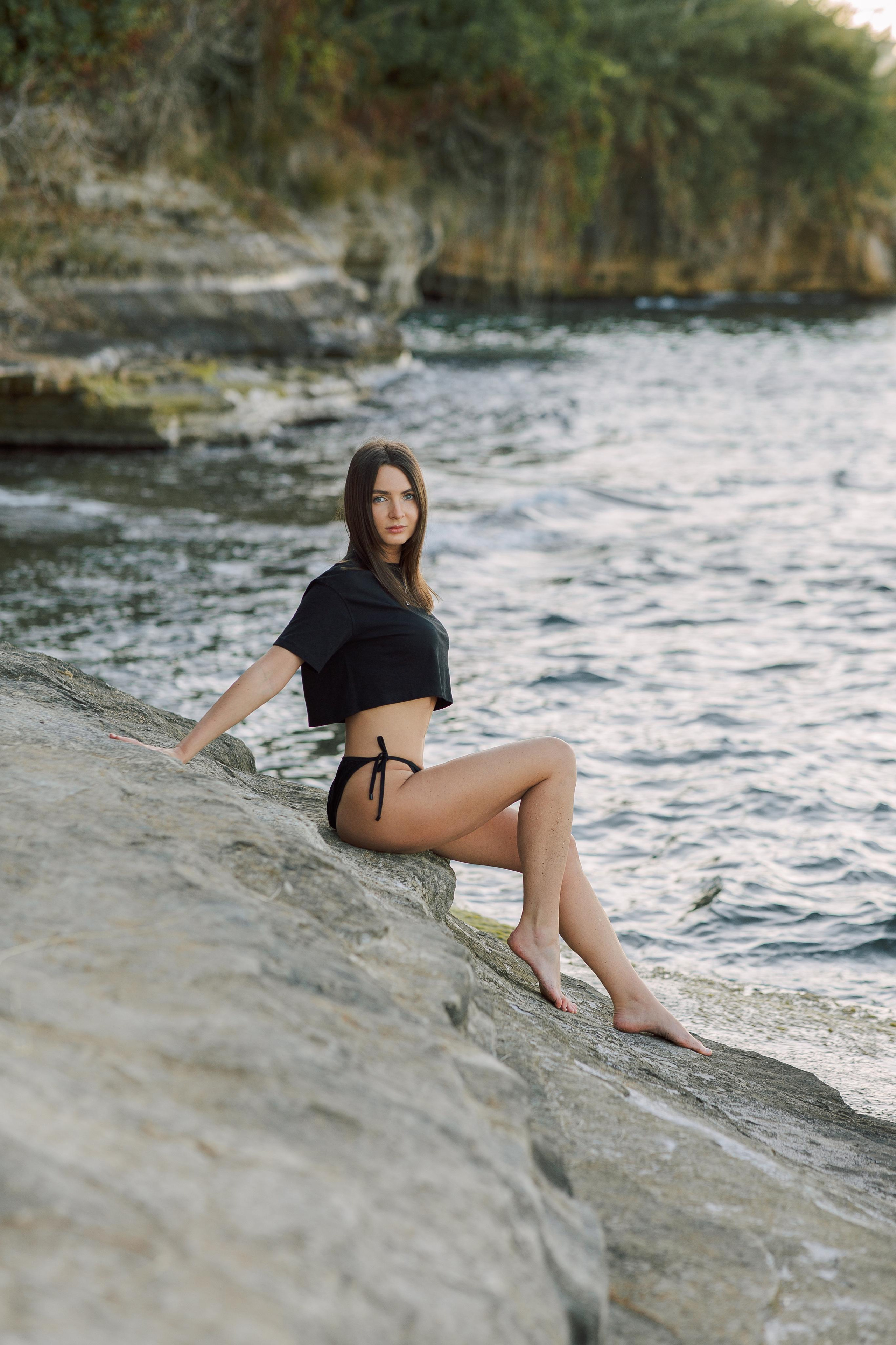 Photo session on the beach with rocks morning time. Professional Photographer in Alanya, Side, Belek, Antalya. Turkiye