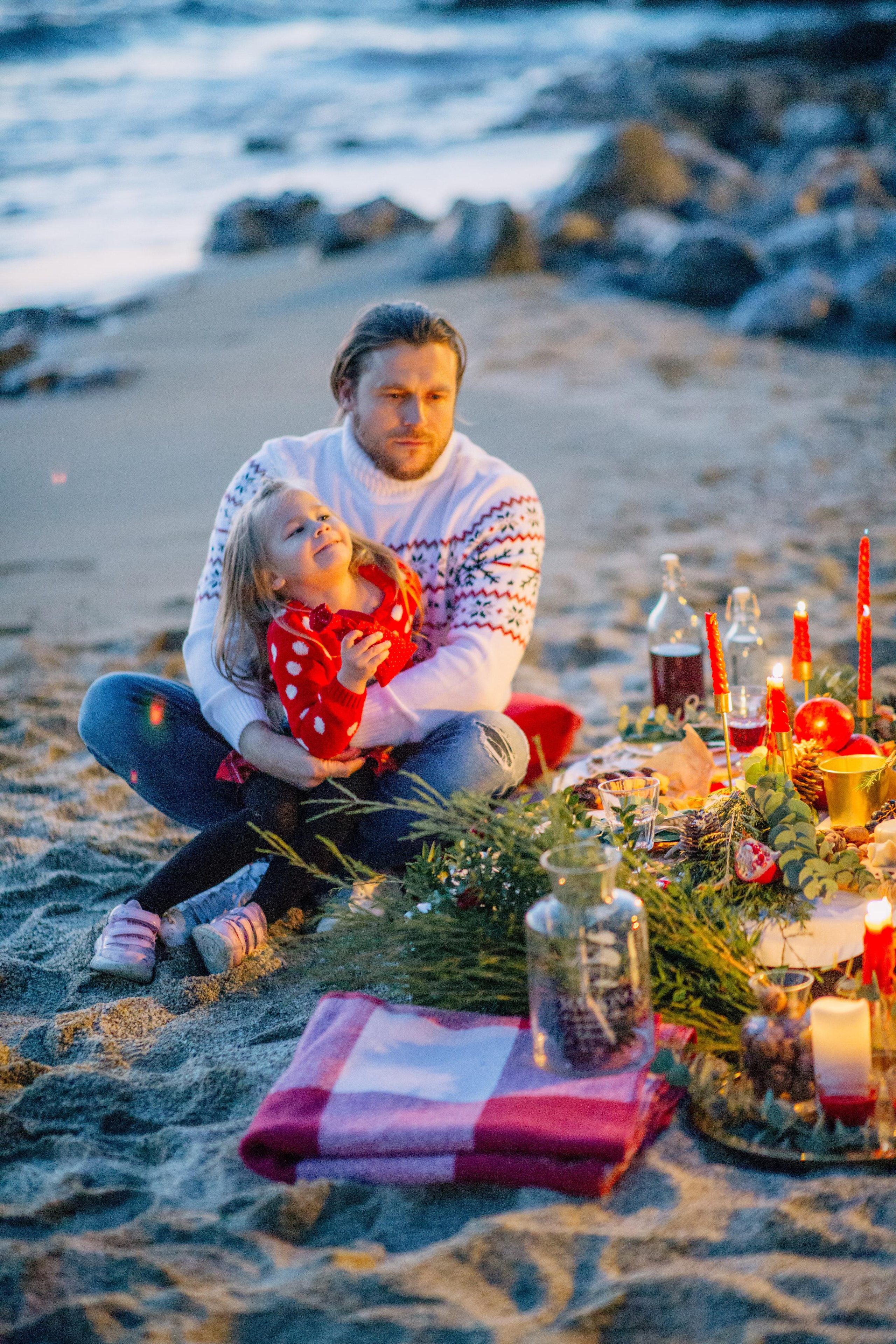 Новогодняя фотосессия на пляже. Алсу Девели | Свадебный и семейный фотограф в Турции Алании, Алания, Аланья, Сиде, Белеке, Анталия