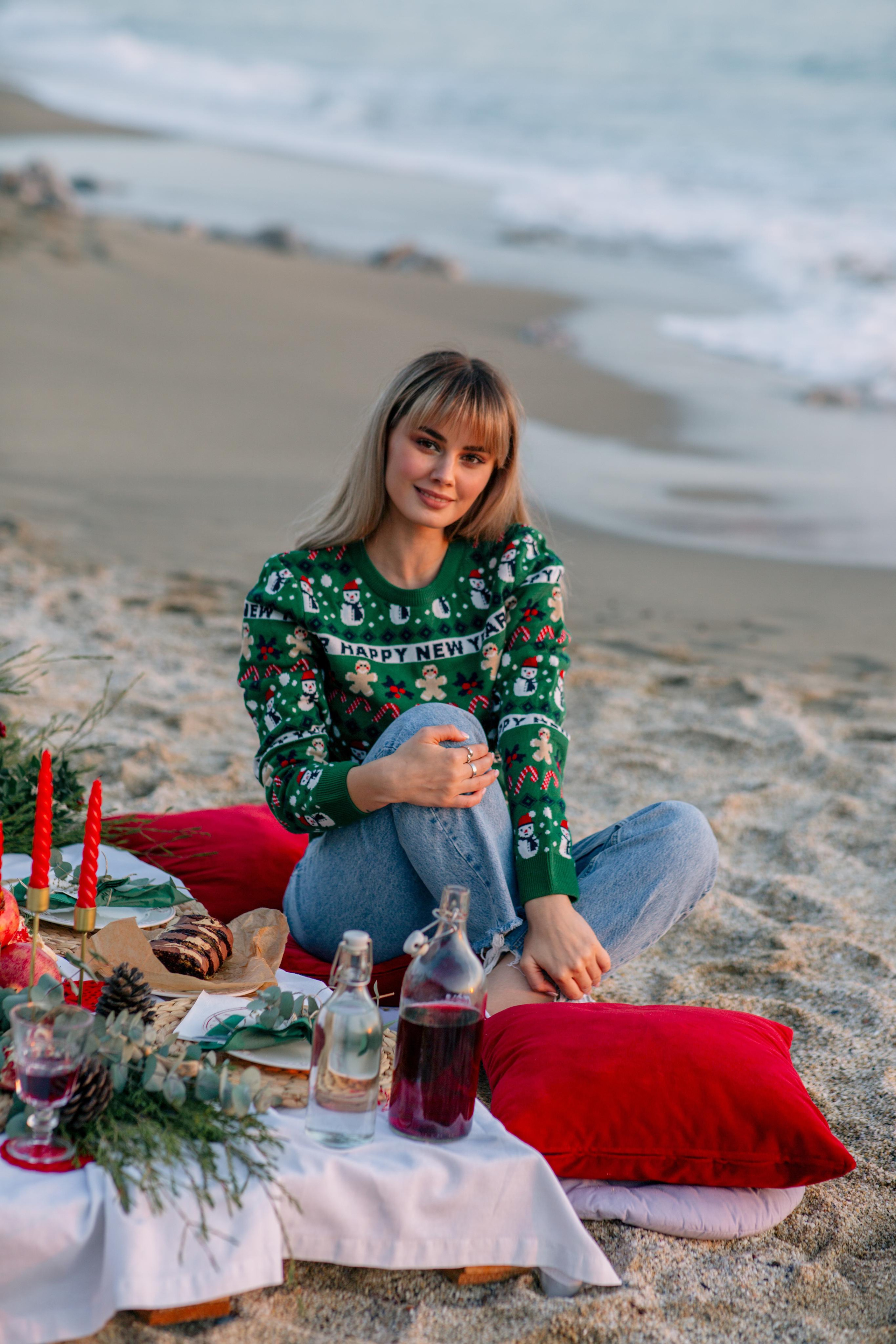 Новогодняя фотосессия на пляже. Алсу Девели | Свадебный и семейный фотограф в Турции Алании, Алания, Аланья, Сиде, Белеке, Анталия