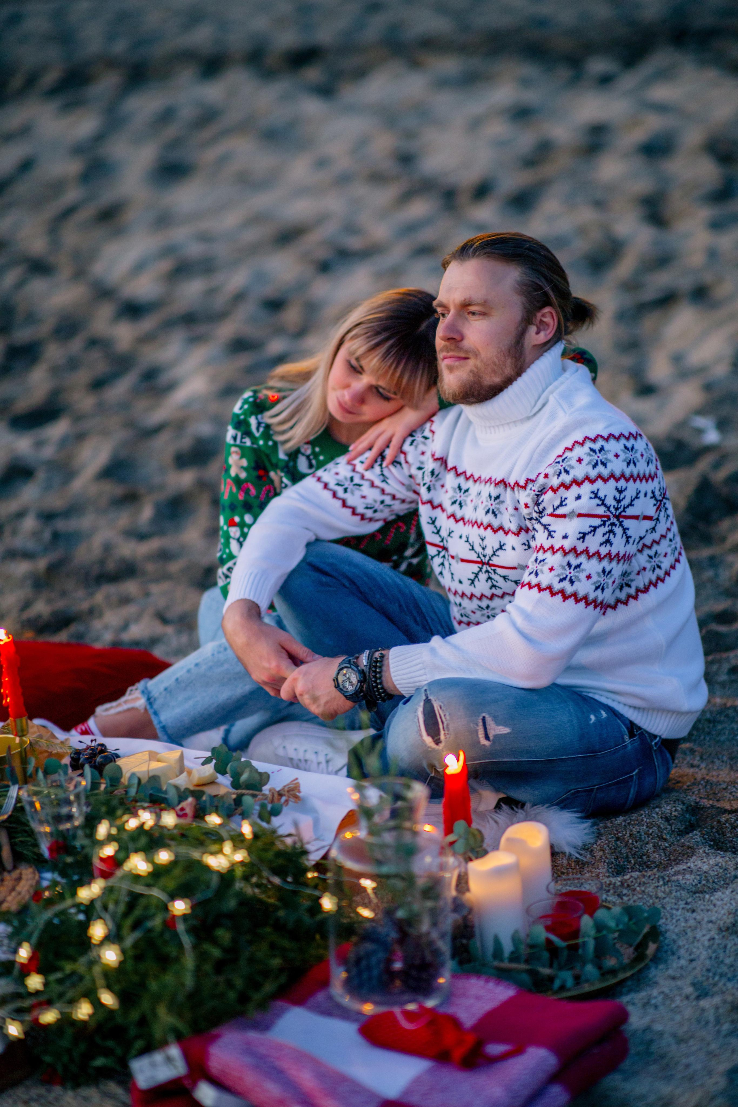 Новогодняя фотосессия на пляже. Алсу Девели | Свадебный и семейный фотограф в Турции Алании, Алания, Аланья, Сиде, Белеке, Анталия