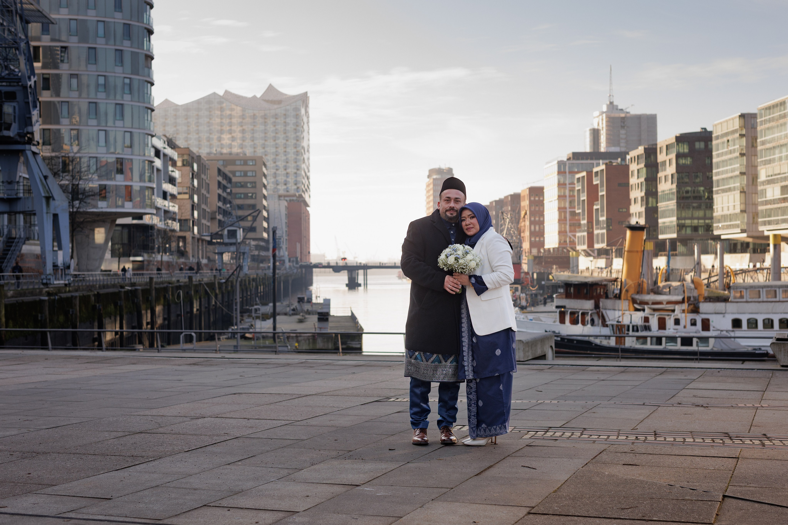 Hochzeitsfotografie in der Zentralmoschee Hamburg | Interkulturelle Harmonie & Architektonische Schönheit. Hochzeitsfotograf und Hochzeitsvideograf aus Hamburg | Roka21Film