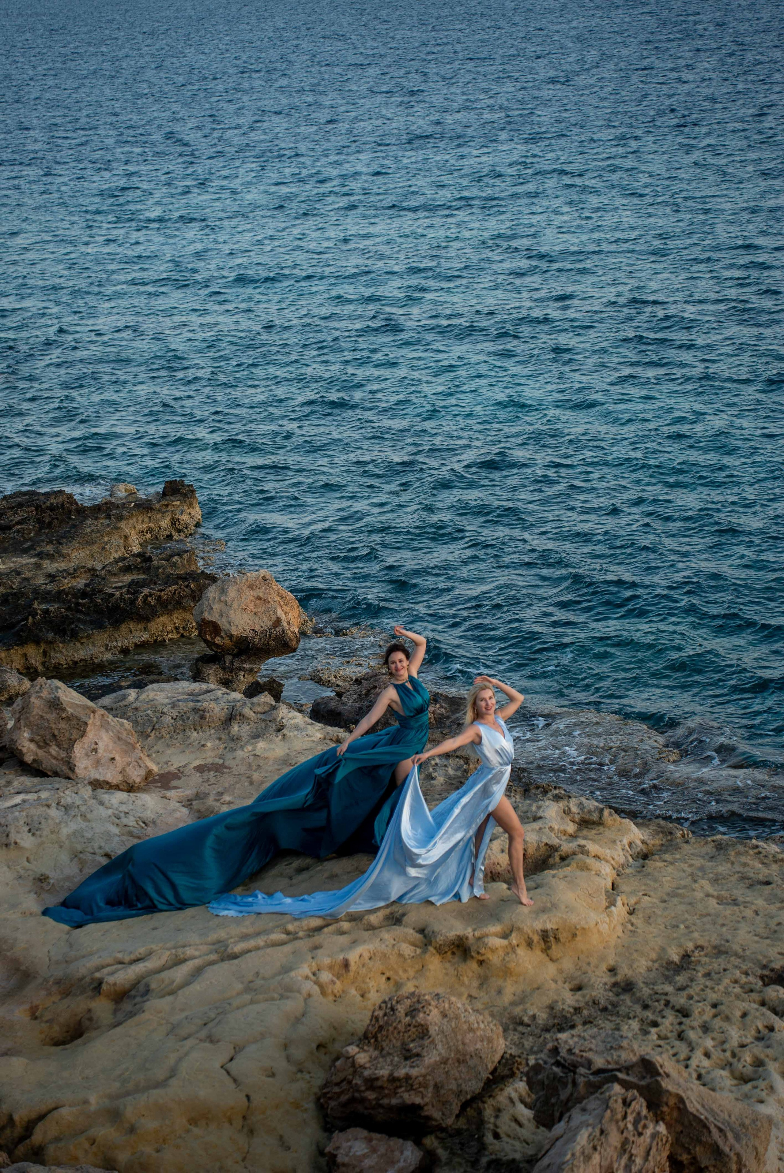 Flying dresses | Летящие платья. Портретный и семейный фотограф в Лимассоле Кипр Анна Руссу