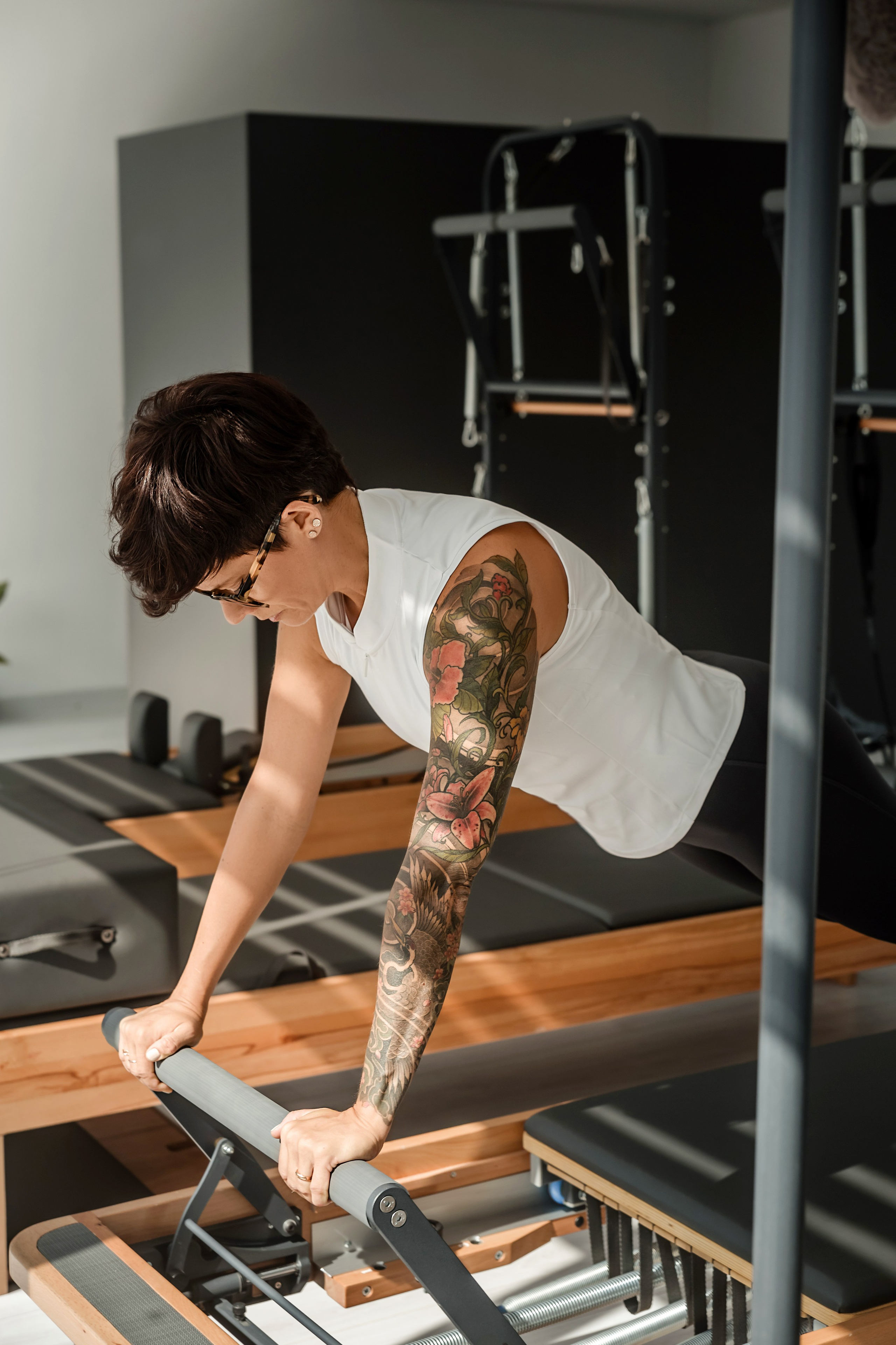 Photo session for a Pilates trainer