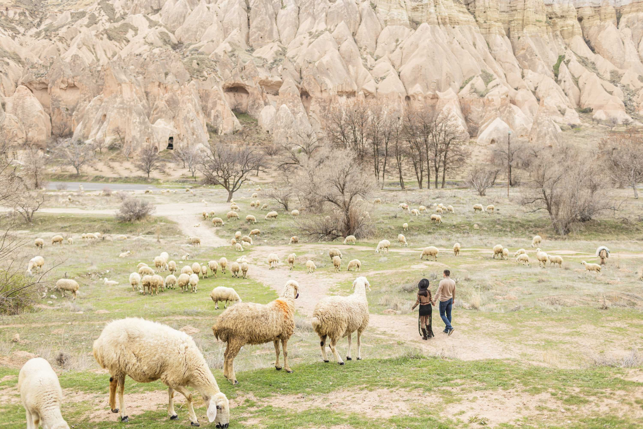Stylish Photoshoot in the Charming Streets and Valleys of Cappadocia. Julia Ganch I Fashion Wedding Photography I Cappadocia Turkey