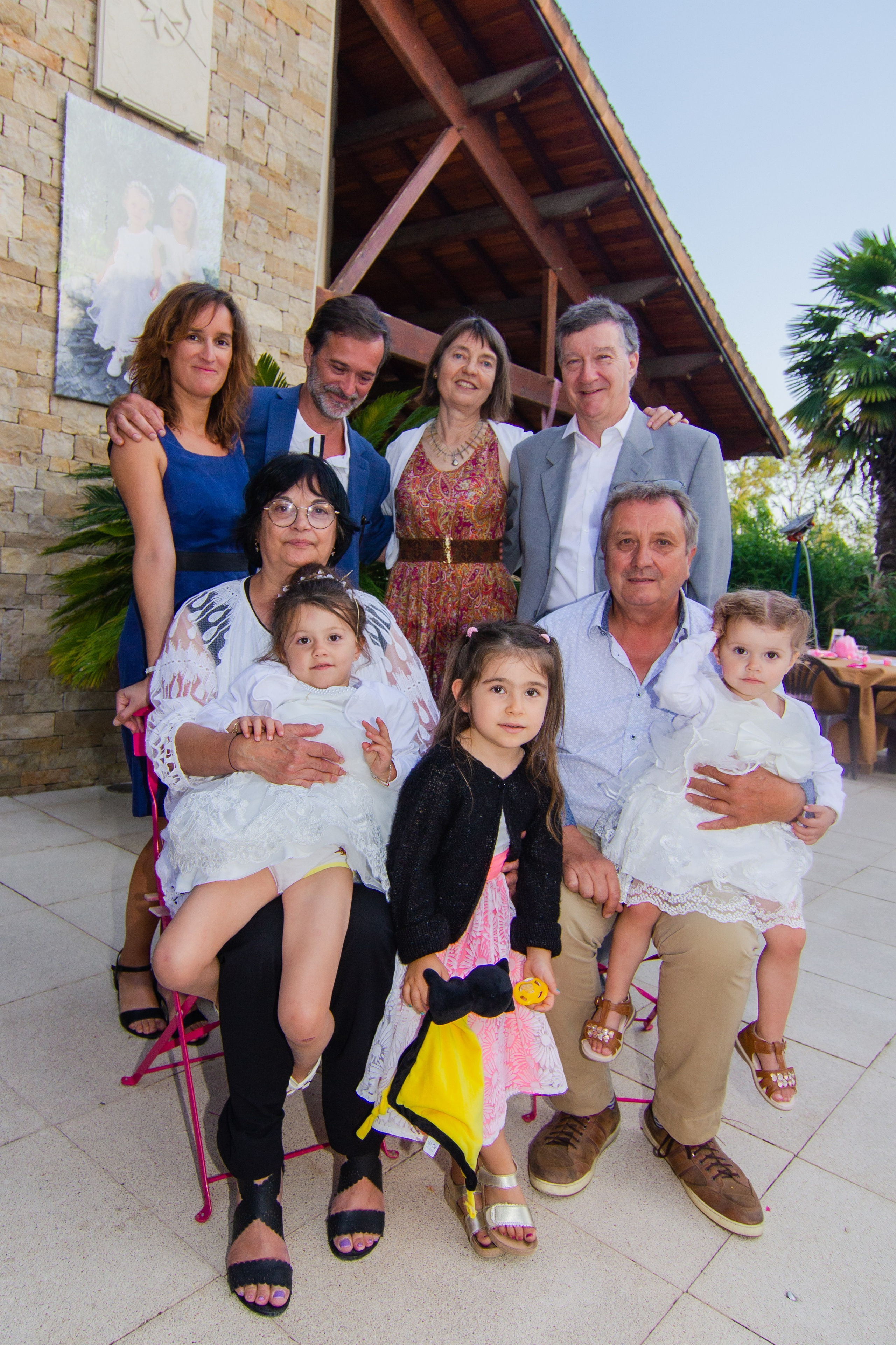 Julia et Shanna | Baptême. Studio photo « Partage ton bonheur » – Photographe famille près de Châtellerault, Poitiers et Tours