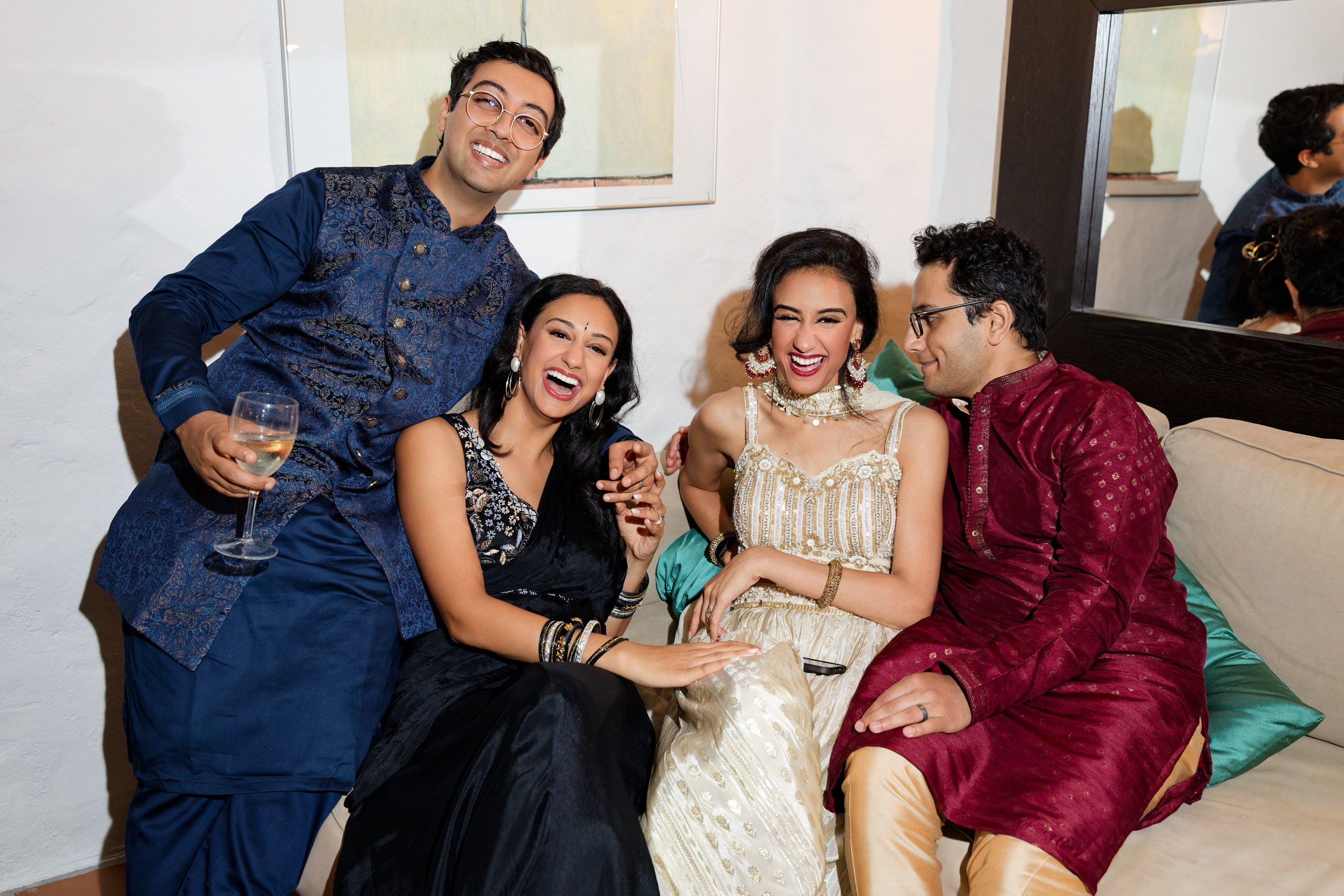 Indian wedding Haldi ceremony & Mehndi Night at Masia Nur, Sitges, Spain Preview