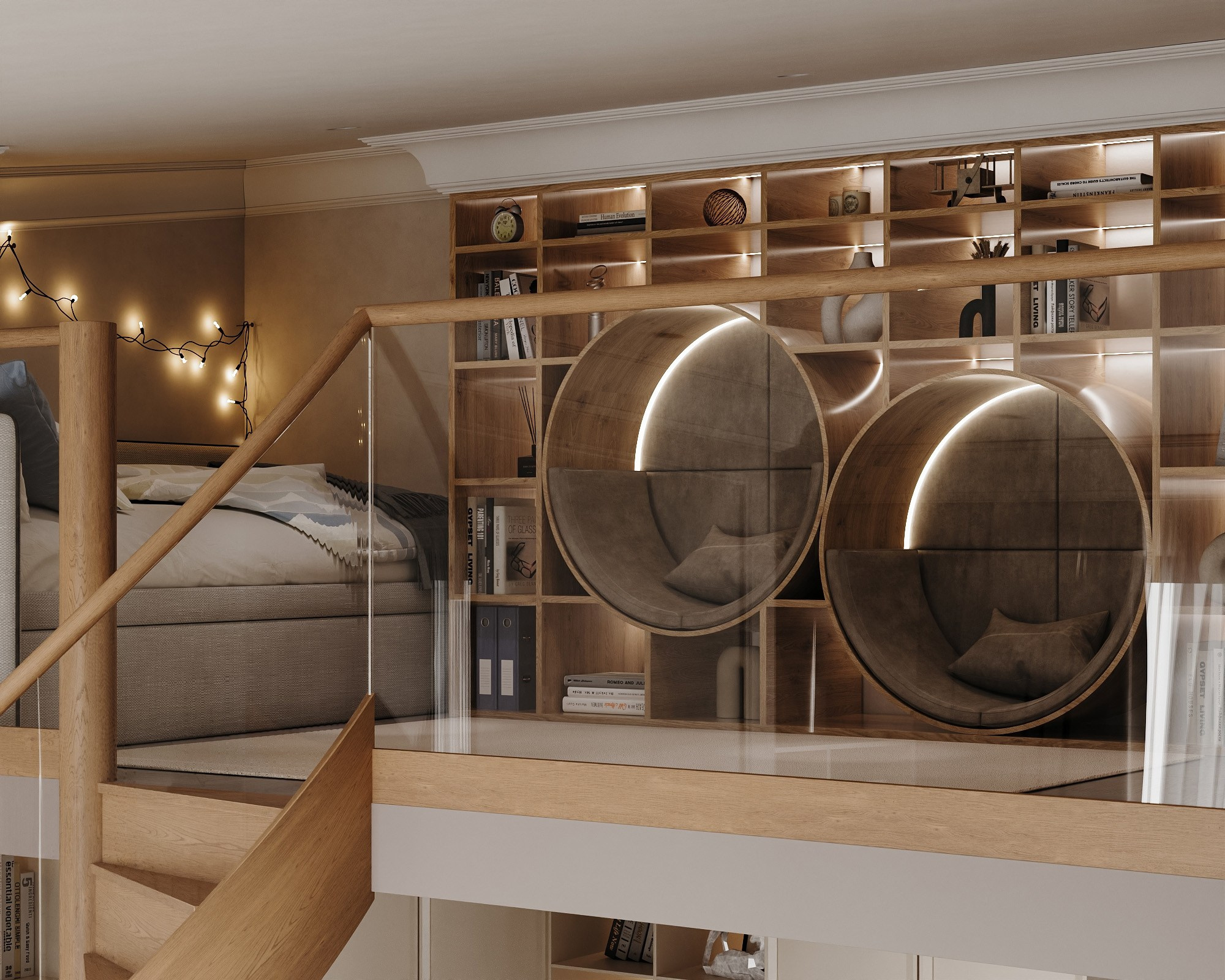 Спальня и детская в современном стиле. ROMAN VISUAL| СОЗДАНИЕ ВЫСОКОКАЧЕСТВЕННОЙ 3D-ВИЗУАЛИЗАЦИИ