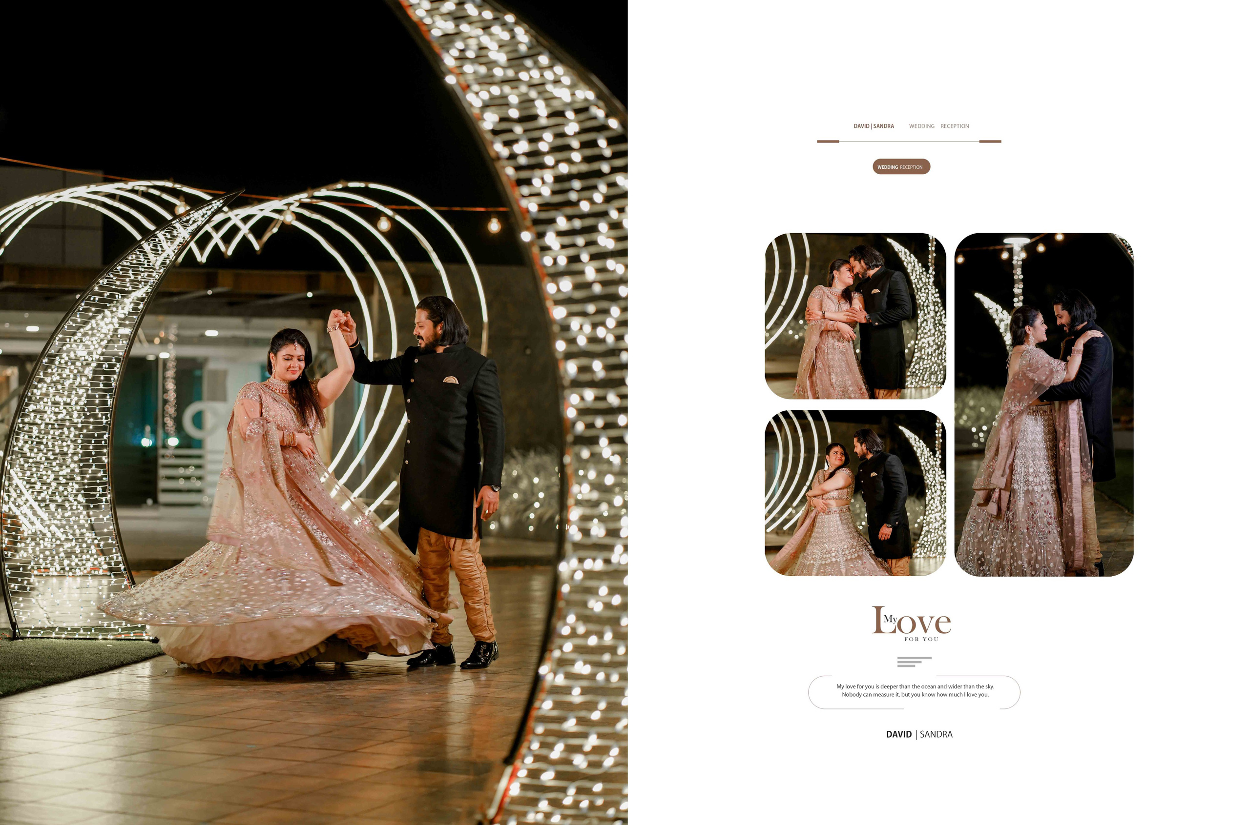 WEDDING ALBUM SHOWCASE. NTURE WEDDING