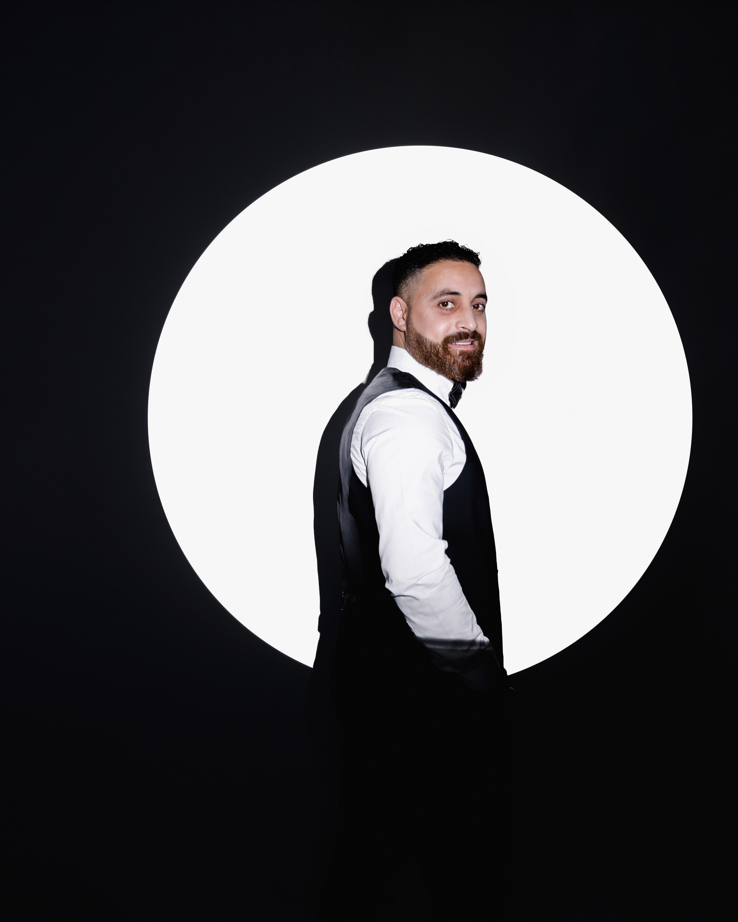 Morgen des Bräutigams im Studio