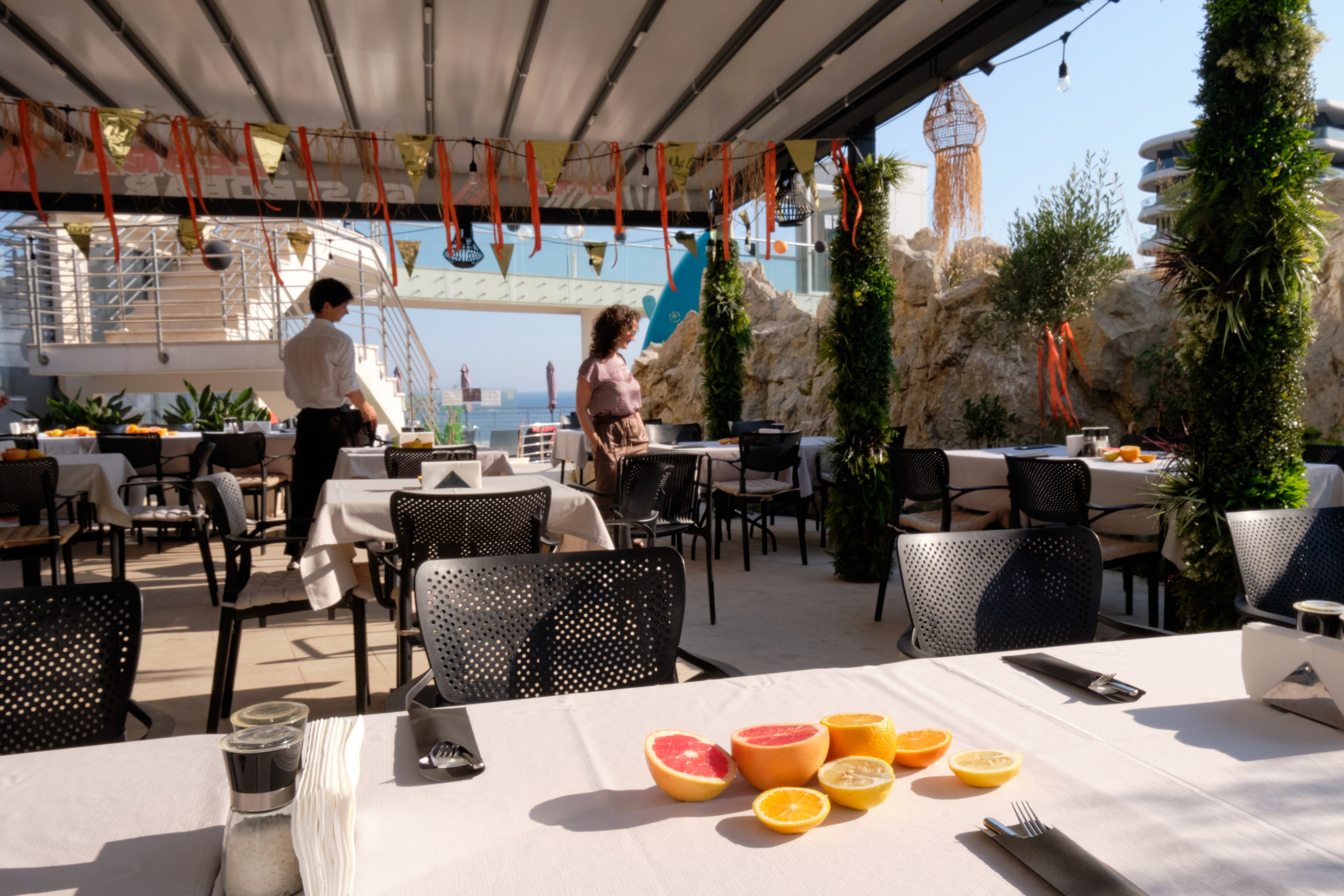 Photo report from the Zebra Restaurant’s birthday celebration. Becici, Montenegro. Photographer, photo artist Alena Novgorodtseva