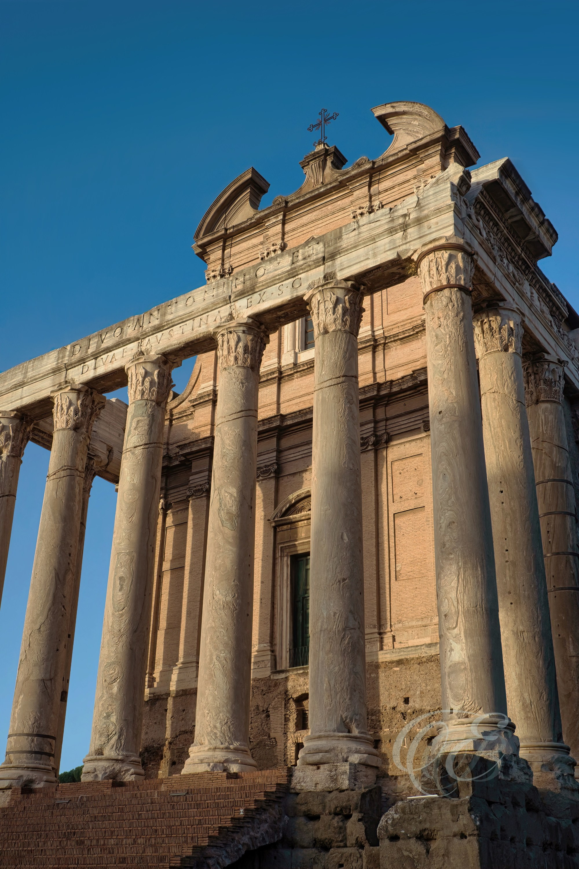 Rome Italy - The Temple of Antoninus and Faustina - Eduardo Bartoli Fine Art Photography - The Temple of Antoninus and Faustina in Rome, Italy – fine art photography by Eduardo Bartoli.