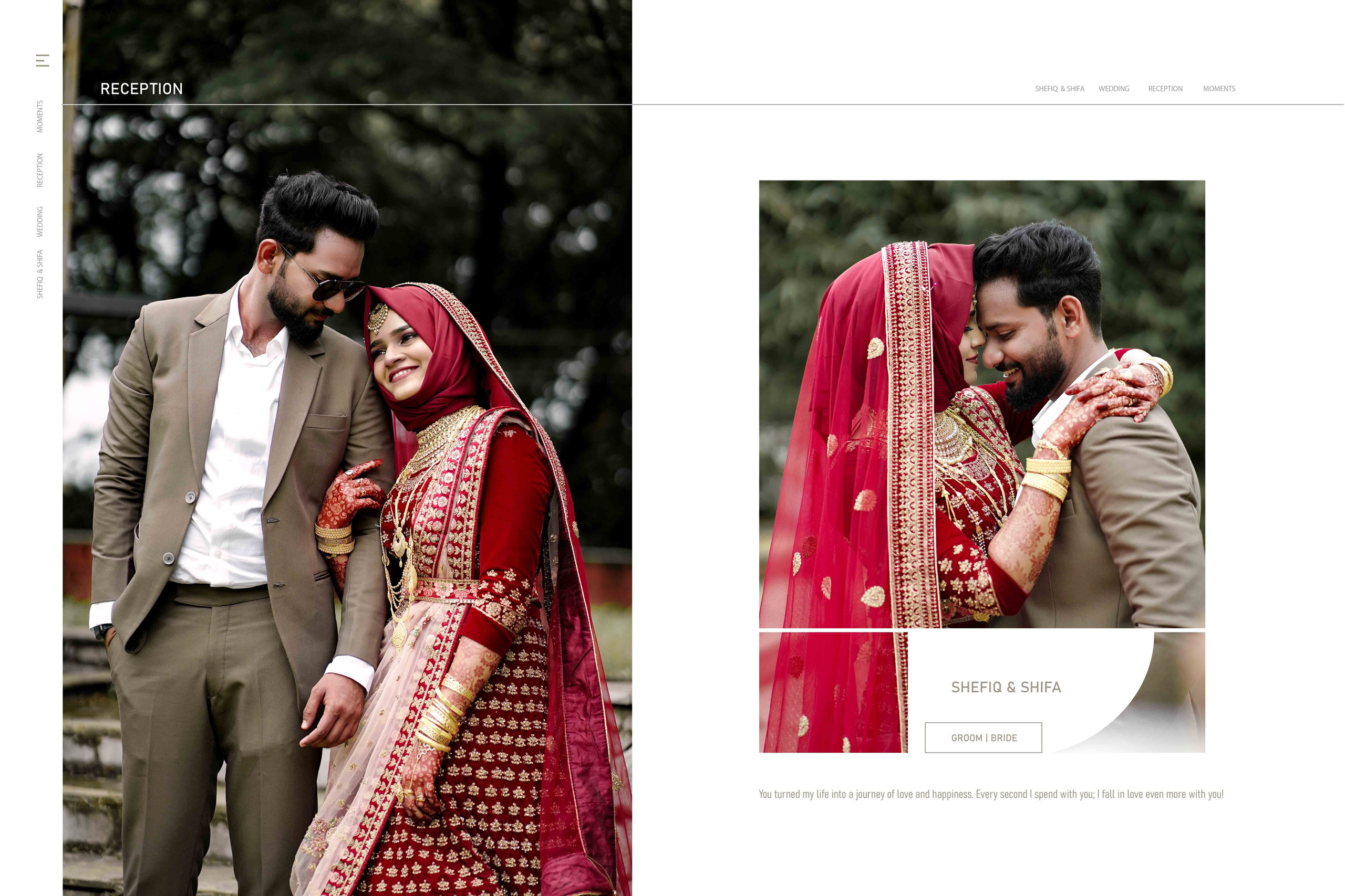 WEDDING ALBUM SHOWCASE. NTURE WEDDING