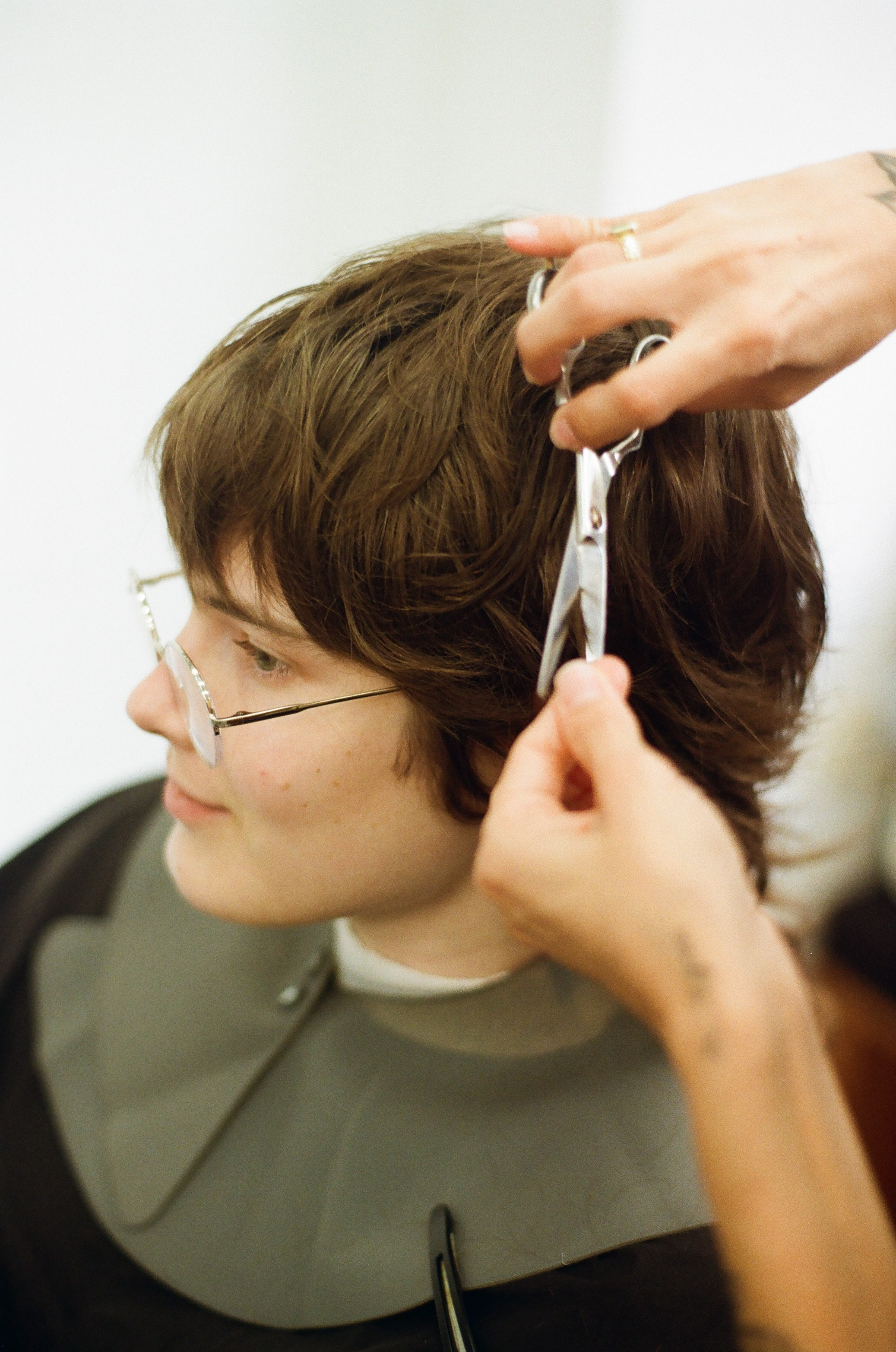Master class “Haircut”. Film portrait photographer