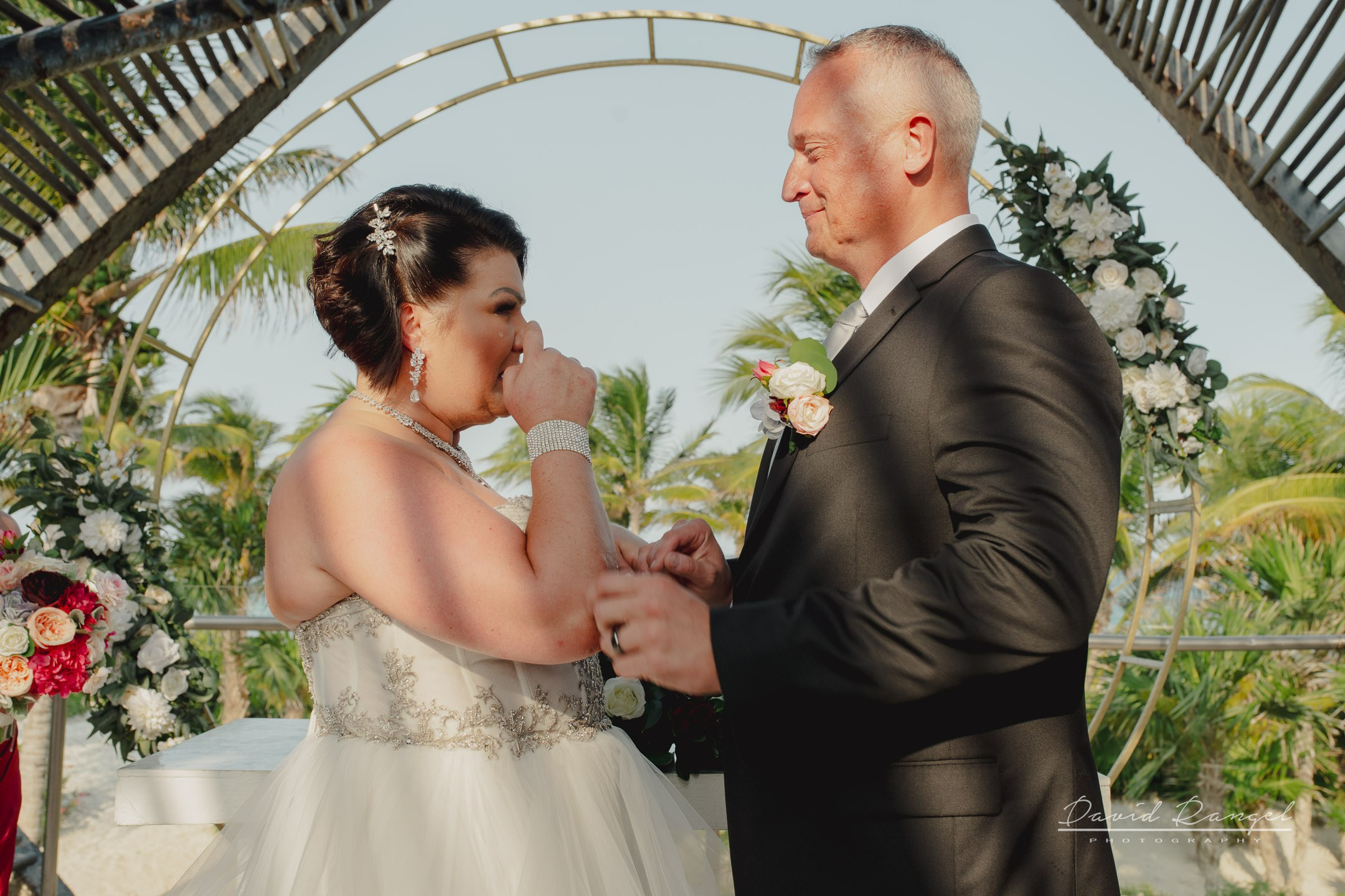 Heather and Benjamin on their destination wedding at Royalton Riviera Cancun. Destination wedding photographer based in Cancun and Riviera Maya with service worldwide