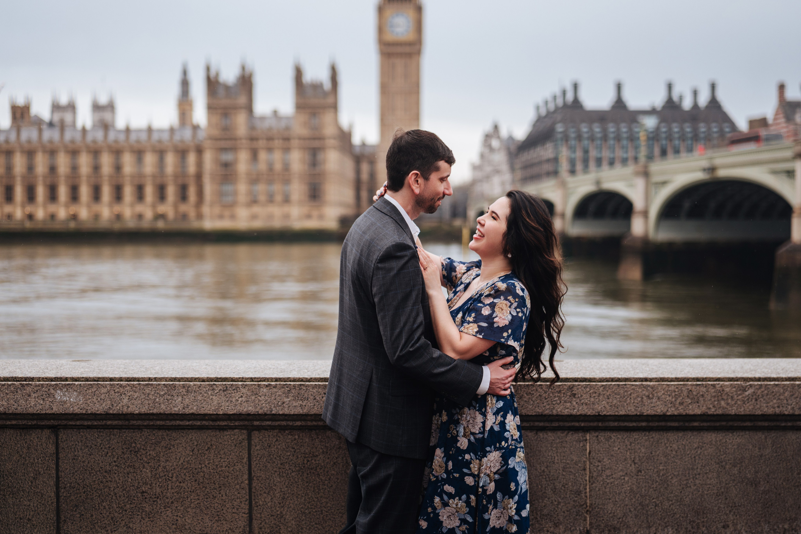 Love story near Big Ben, London. Wedding and family photographer in London