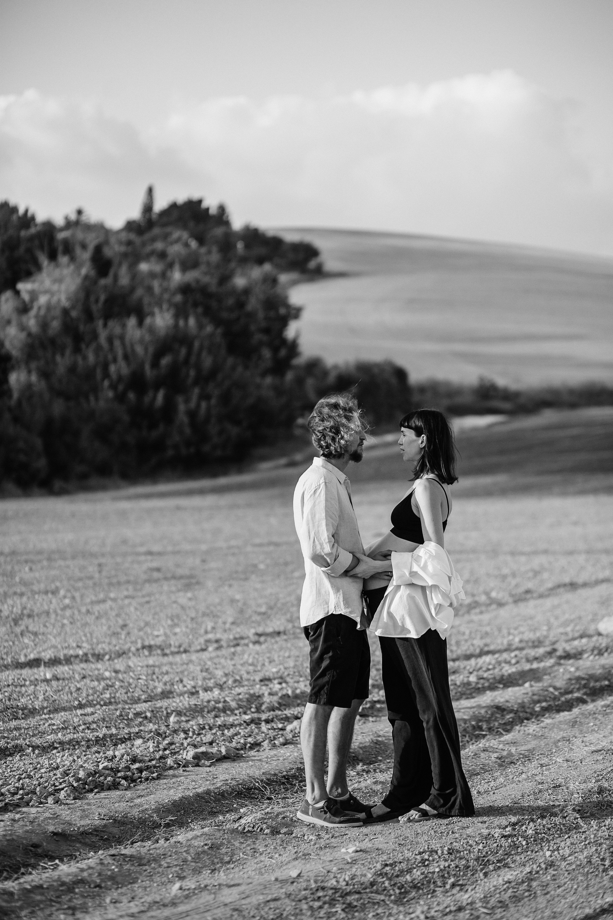 Kiryat Tivon field. Family photographer in Israel