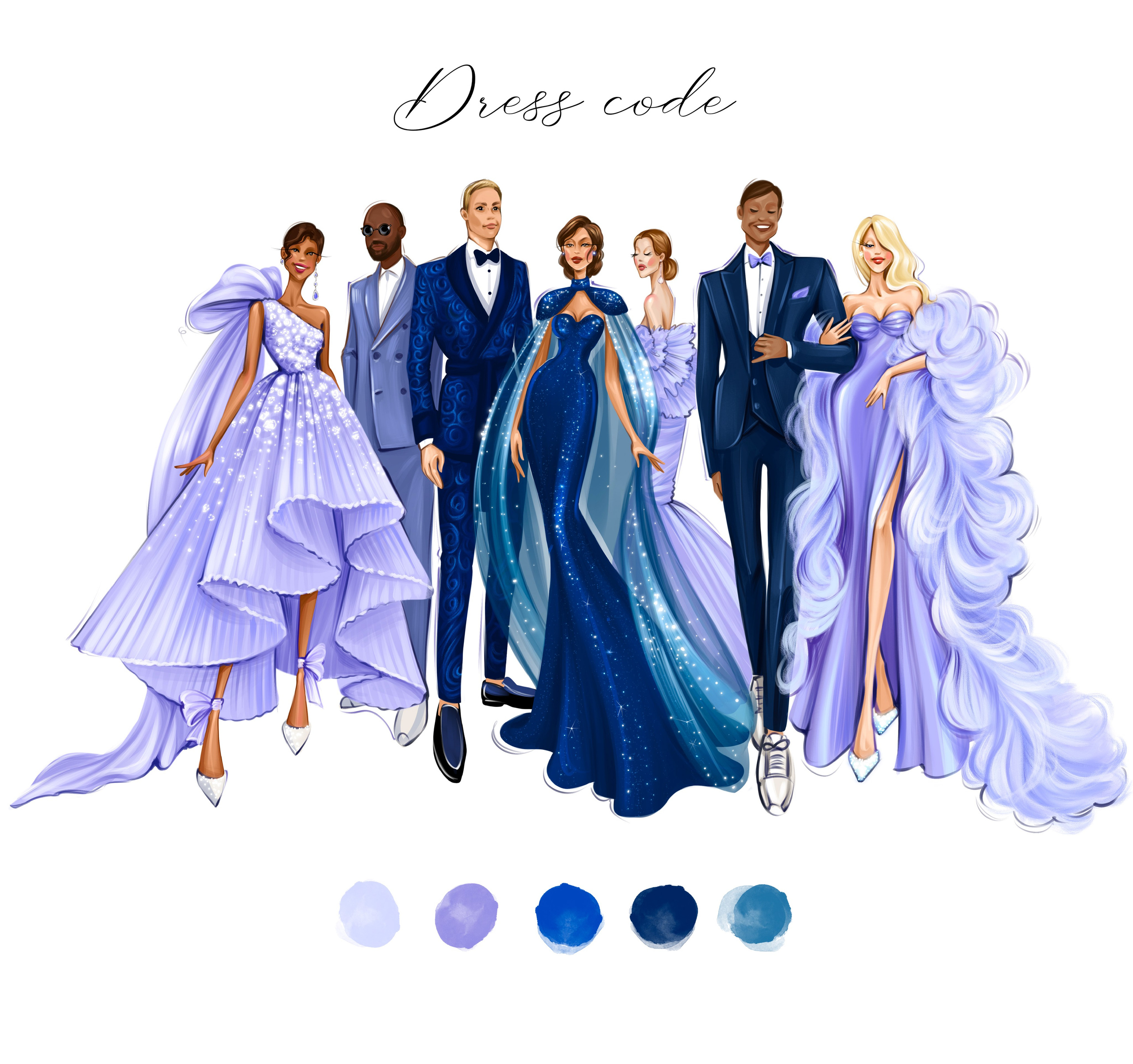 Illustrations For Invitations. InnaIllustrator