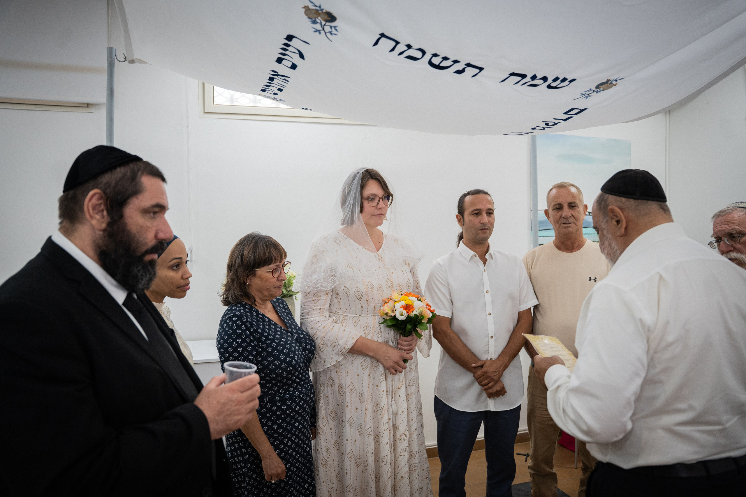 Chuppah of Yael & Raz, Hod Hasharon, July 2026. Divign By Tehilah — Meaningful Graphic Design & Photography