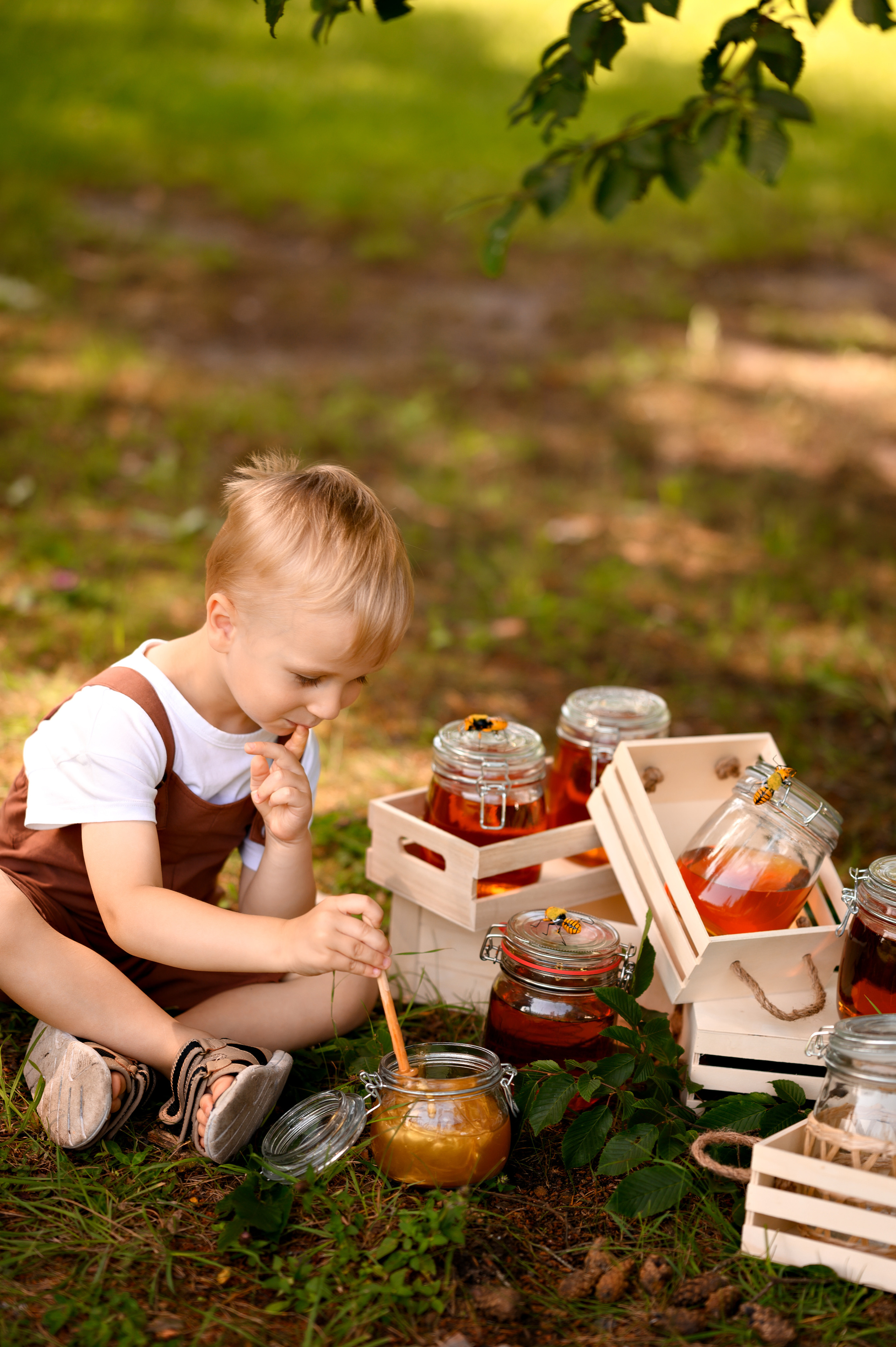 Sommer-Fotoprojekt „Bienen“. Kinder- & Familienfotograf in Gaildorf und Umgebung Valentina Vogel