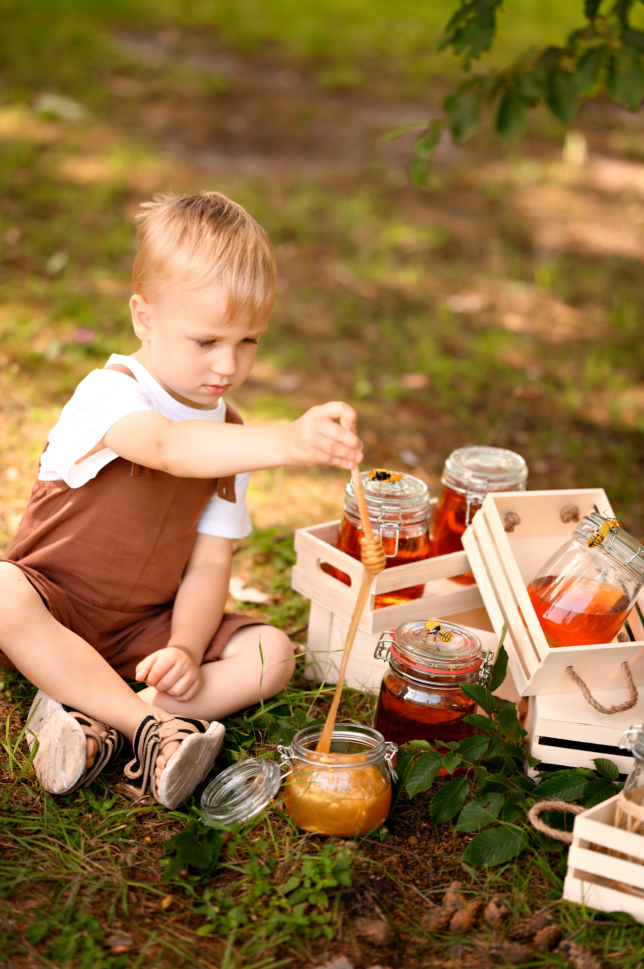 Sommer-Fotoprojekt „Bienen“. Kinder- & Familienfotograf in Gaildorf und Umgebung Valentina Vogel