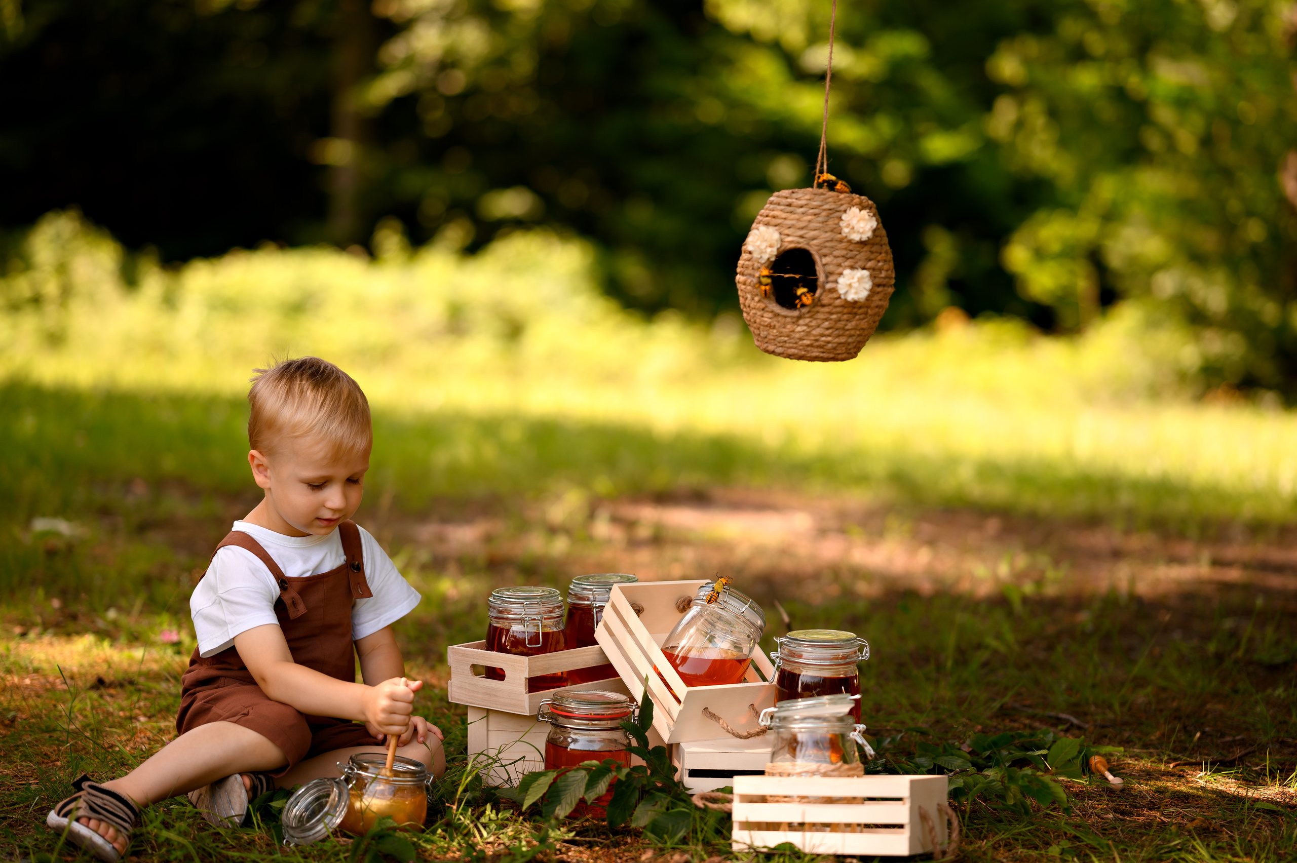 Sommer-Fotoprojekt „Bienen“. Kinder- & Familienfotograf in Gaildorf und Umgebung Valentina Vogel