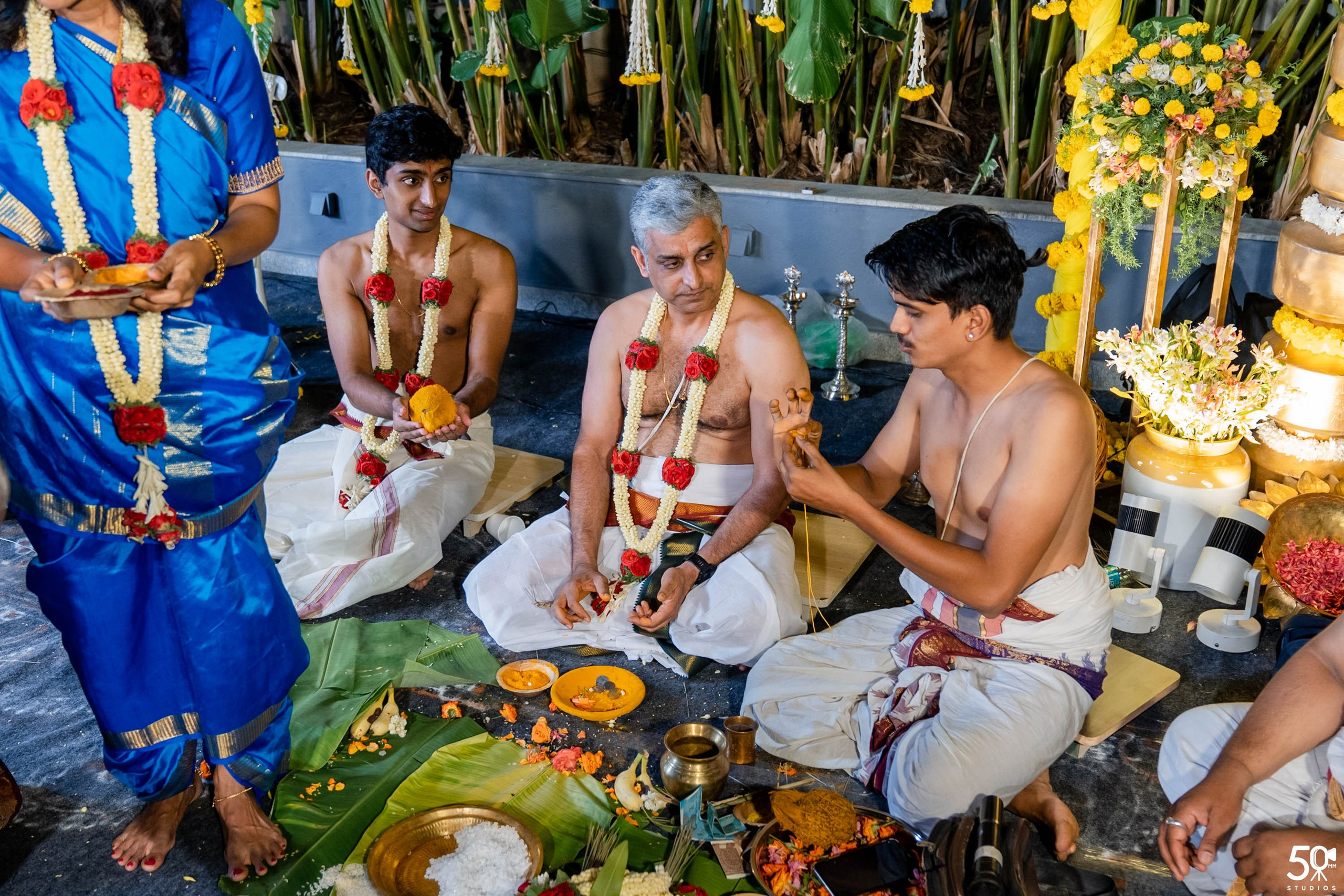 SANJAY AND SAKETH UPANAYANA. 50mm STUDIOS