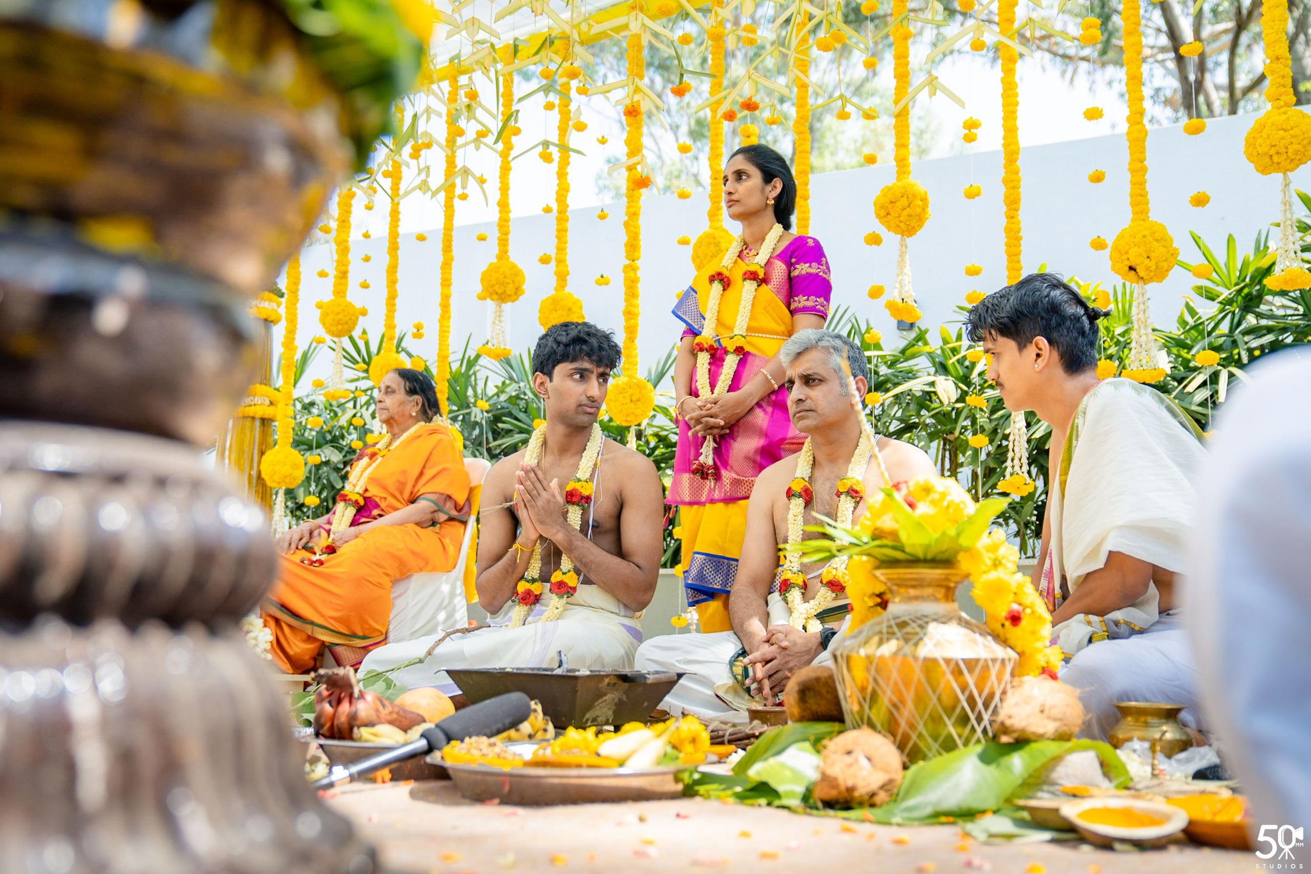 SANJAY AND SAKETH UPANAYANA. 50mm STUDIOS