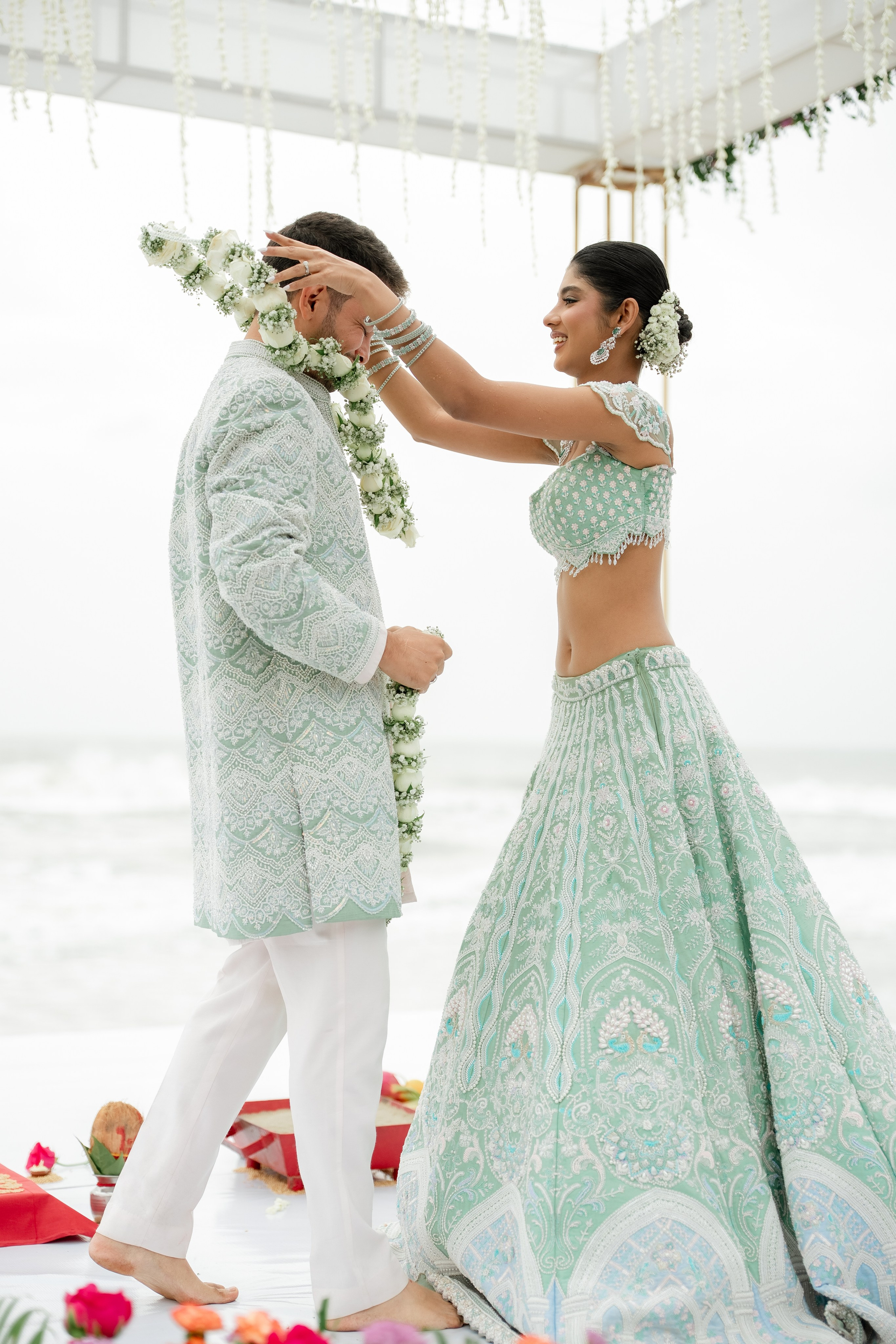 Beach Shaadi! Ft. Aishwarya & Milan. Fine art Wedding Photographers in India & Canada
