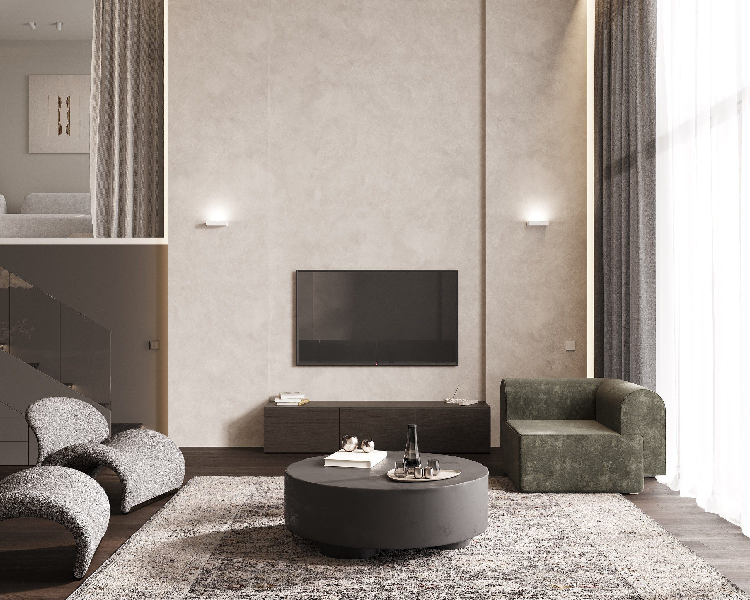 Black vs White. Simple Archs — high quality visualizations for your interior projects