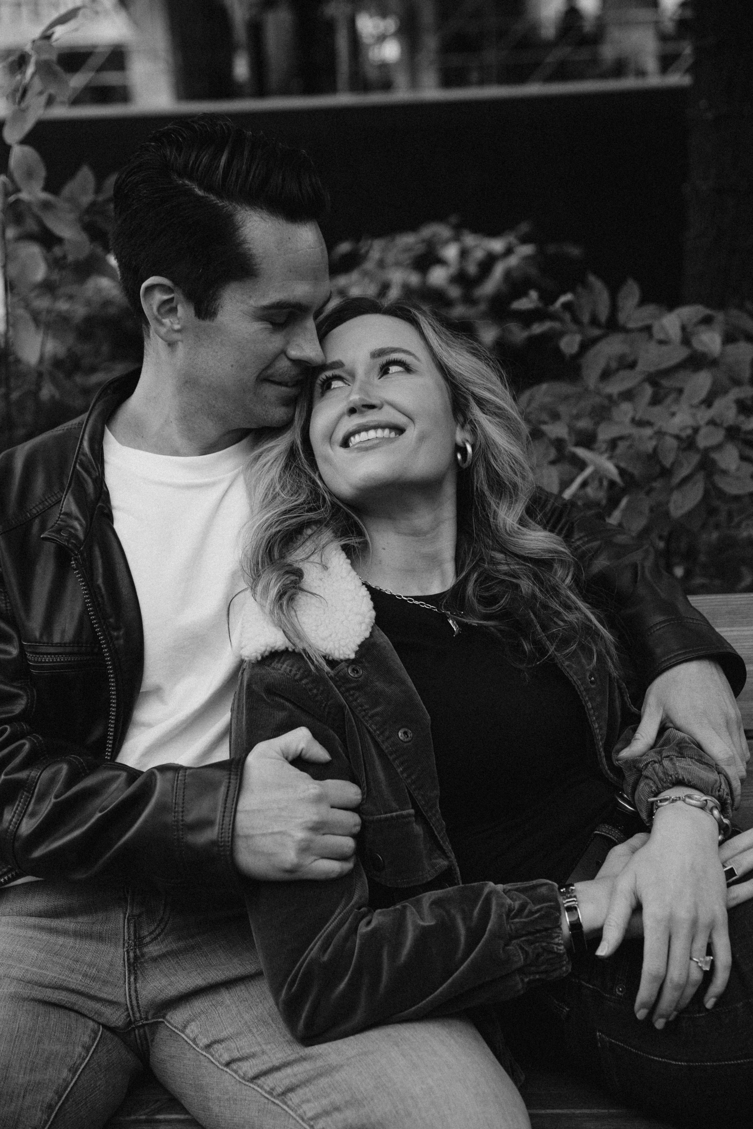 Romantic Evening Engagement Session in Nashville