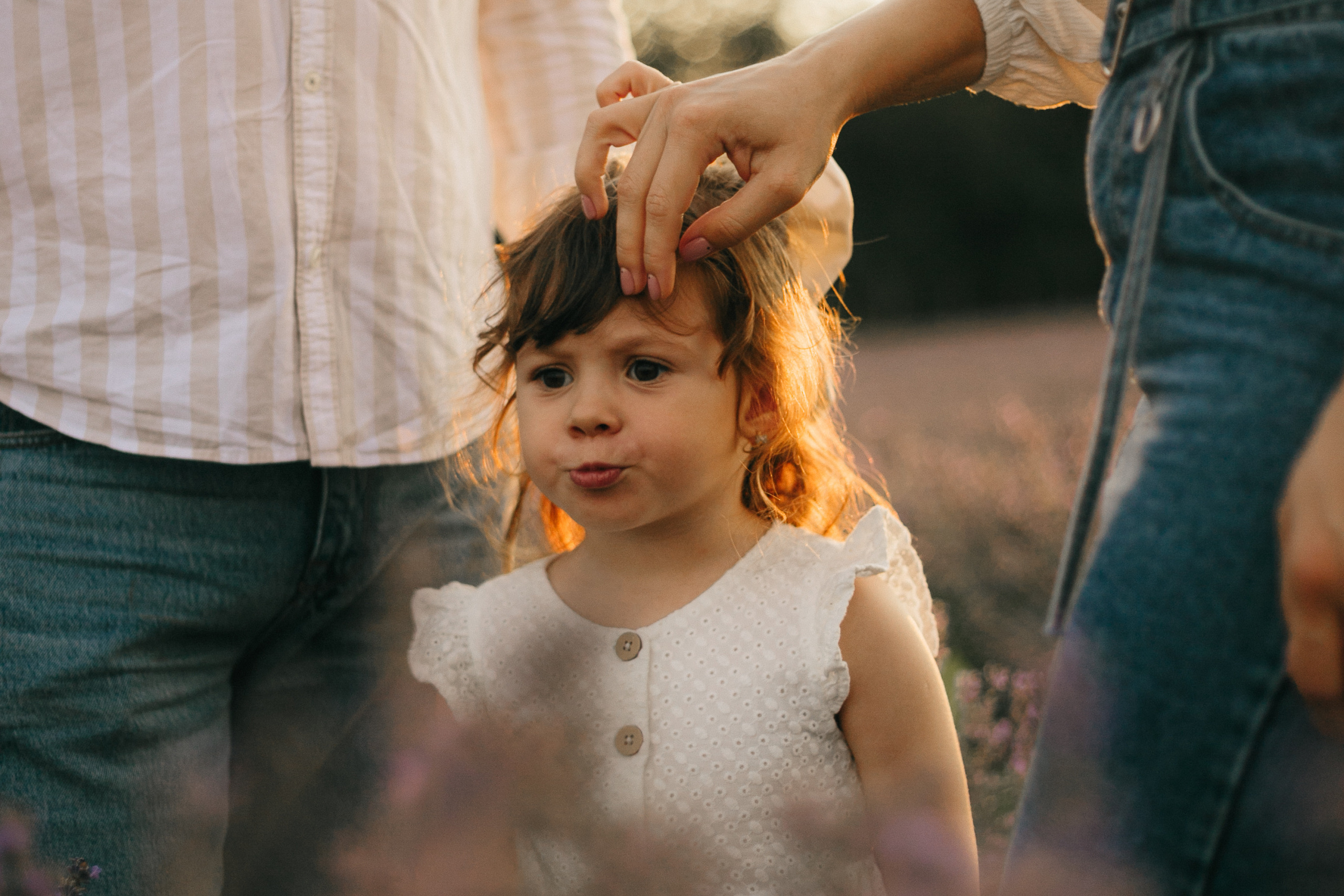 В объятиях своей семьи