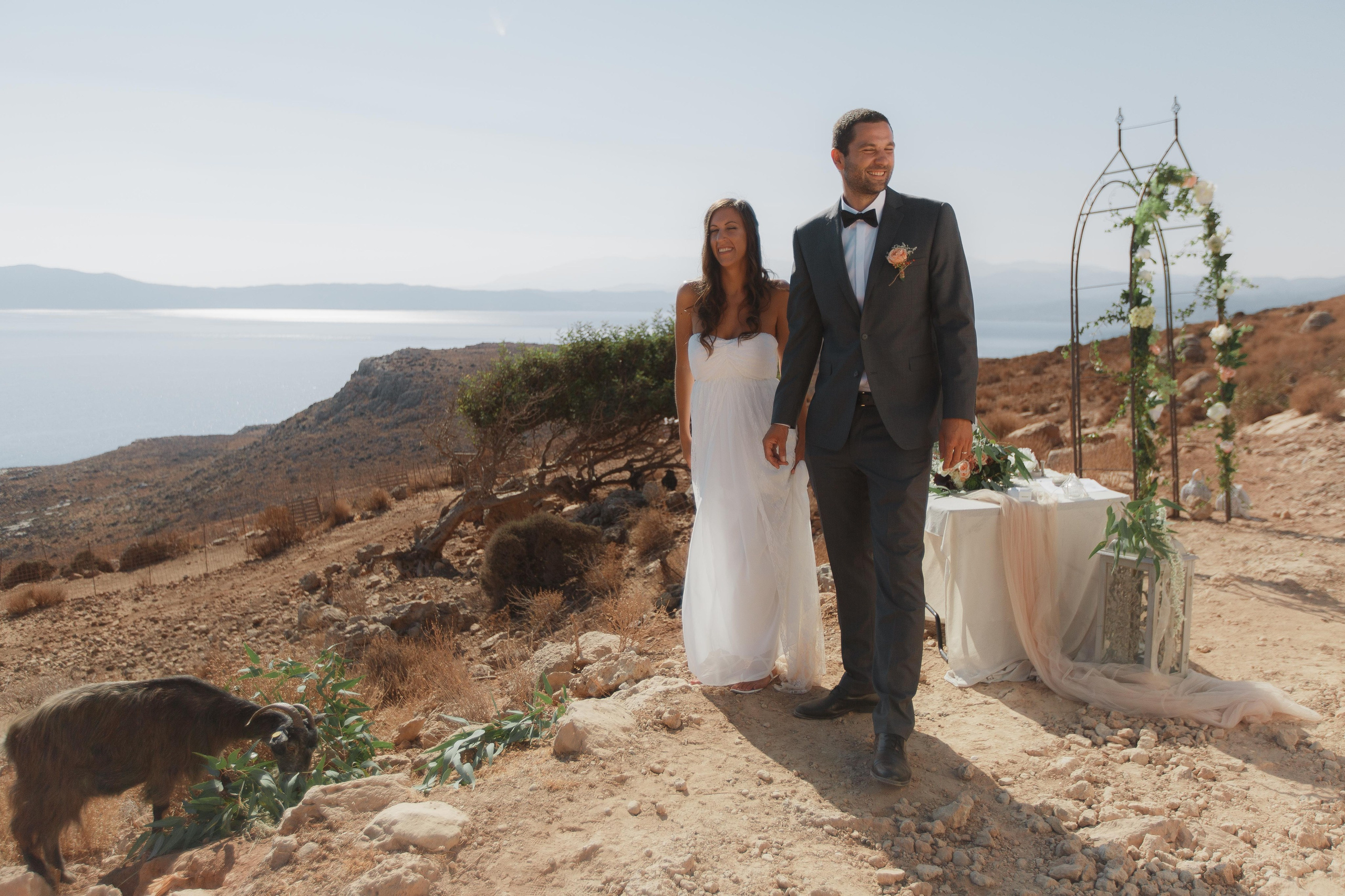 Marino & Steffi, Crete. Denny Savon — Photographer in Santorini | Weddings, Love Stories & Flying Dress