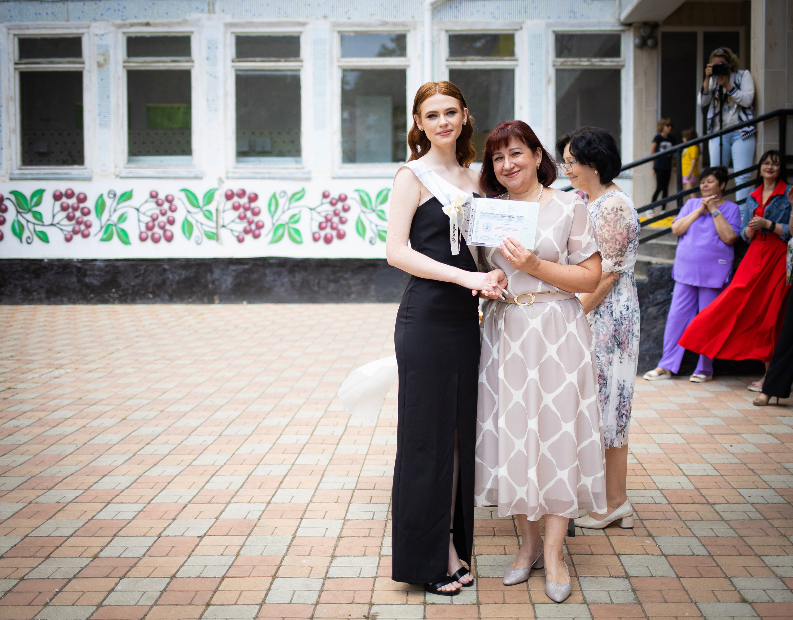 Пример фотосессии последний звонок и выпускной 11А, все в куче по очереди