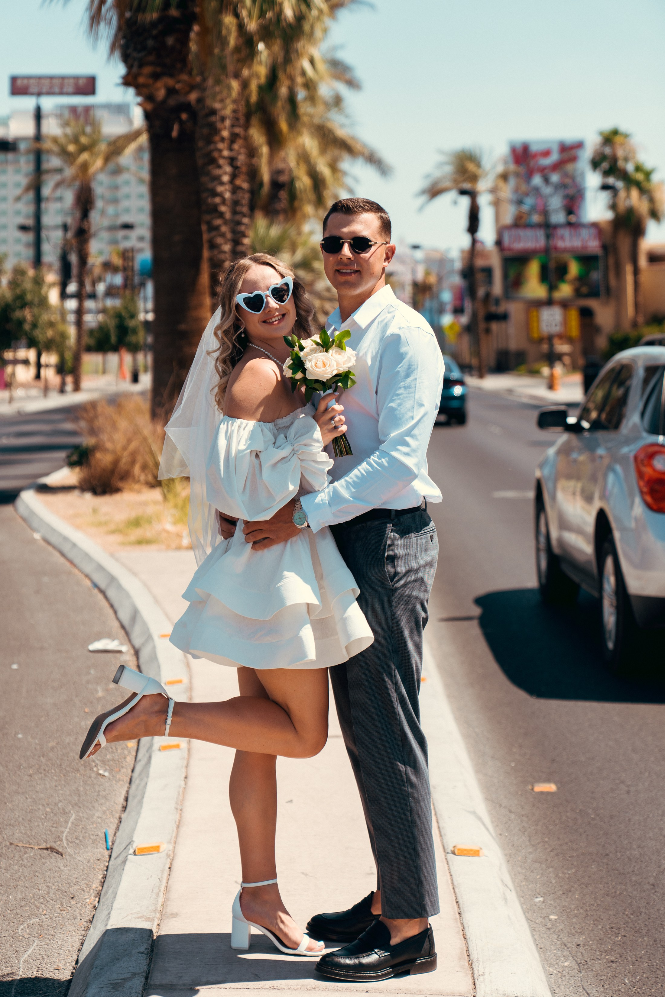 Iryna&Roman. Wedding & elopement photographer Viktoriya Kravtsov. Las Vegas